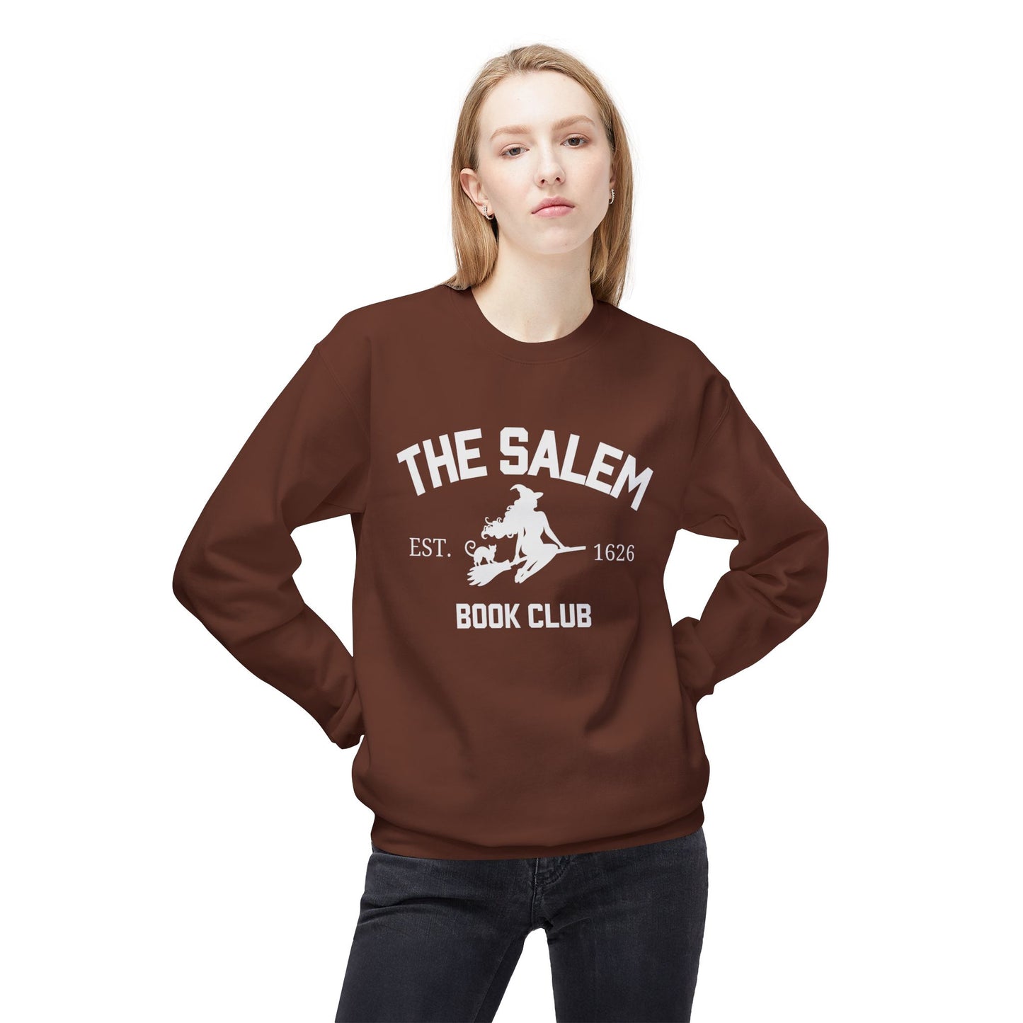 Salem Book Club Sweatshirt – Unisex Gildan® SF000 Sweatshirt, Cozy & Eco-Conscious