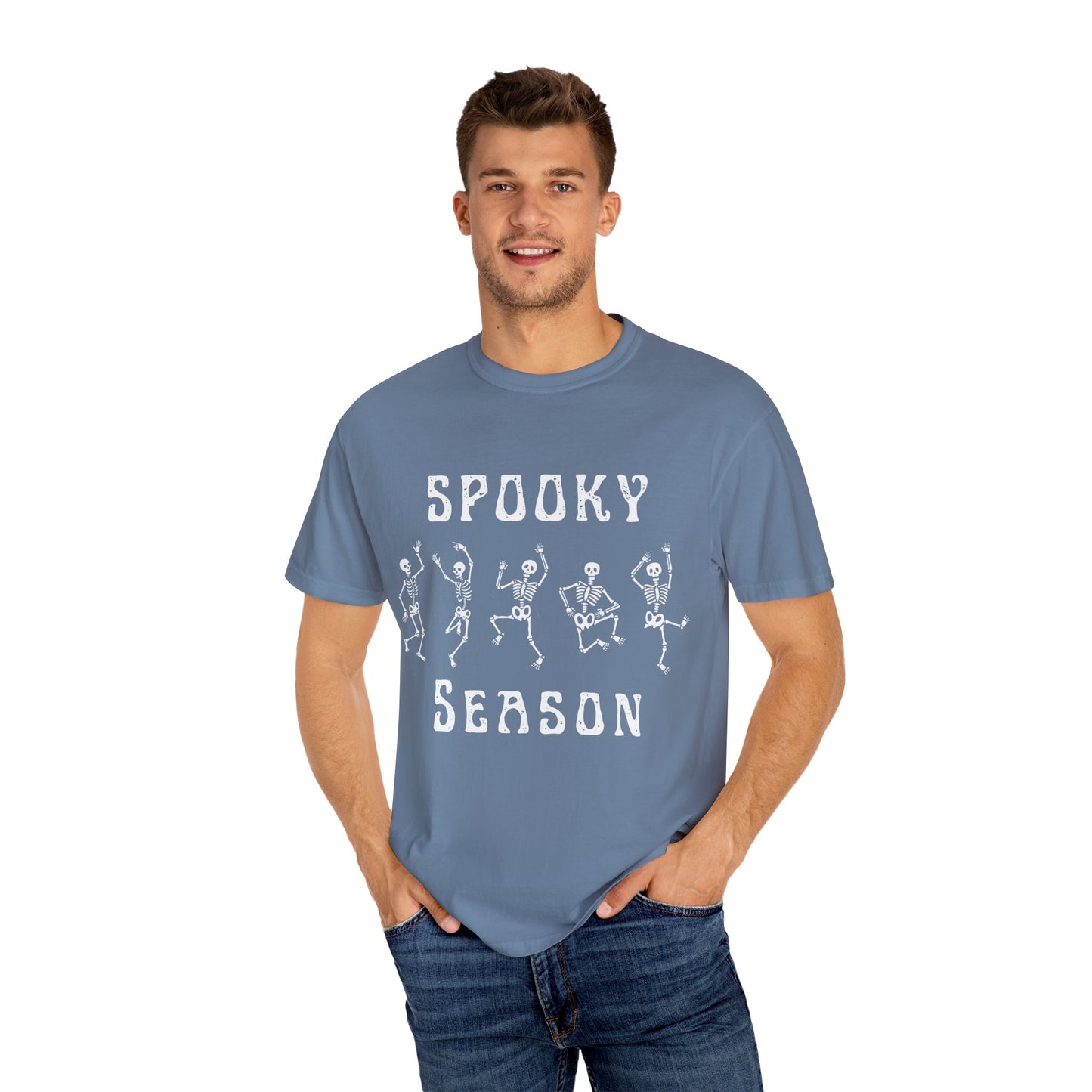 Spooky Season Dancing Skeletons T-Shirt – Comfort Colors 1717