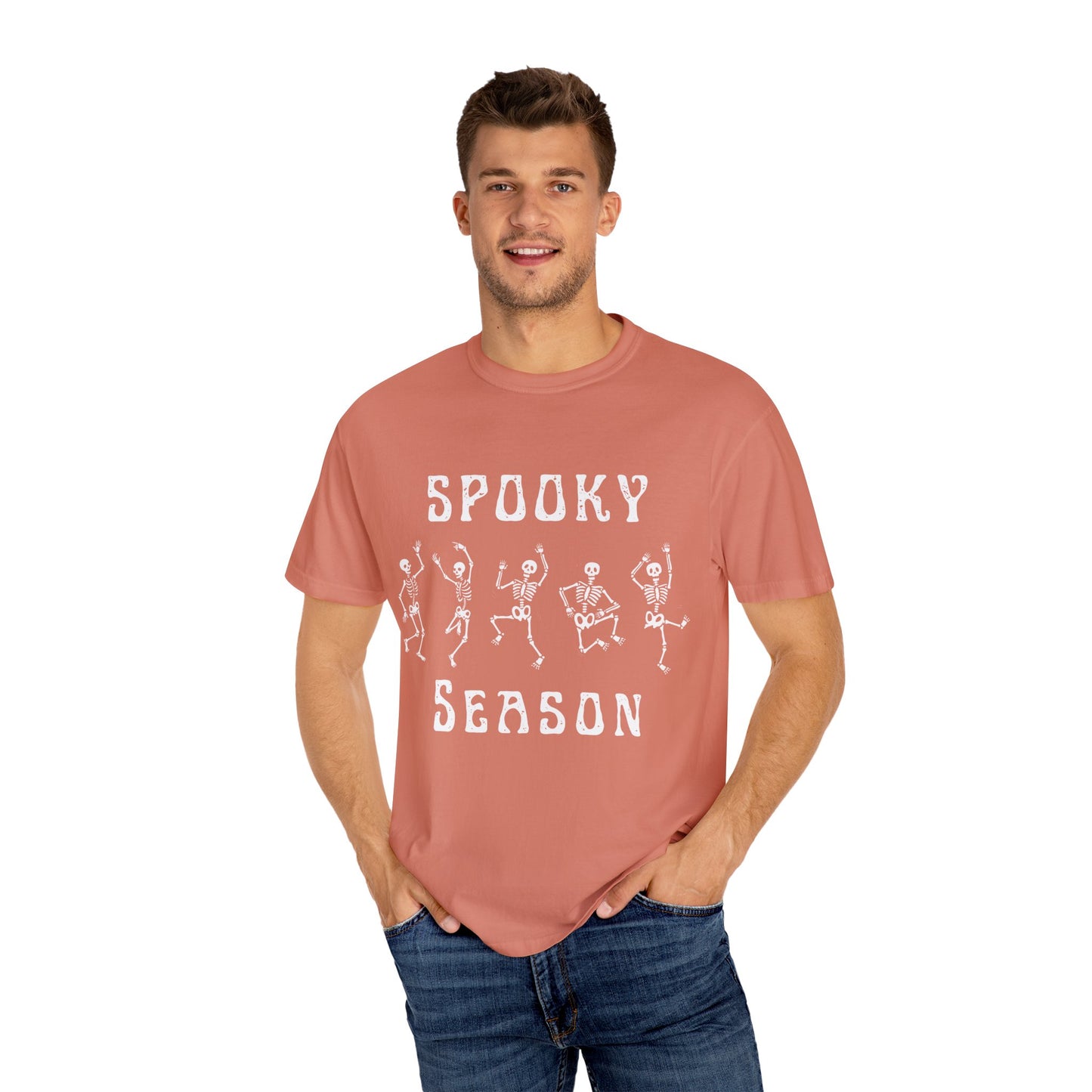 Spooky Season Dancing Skeletons T-Shirt – Comfort Colors 1717