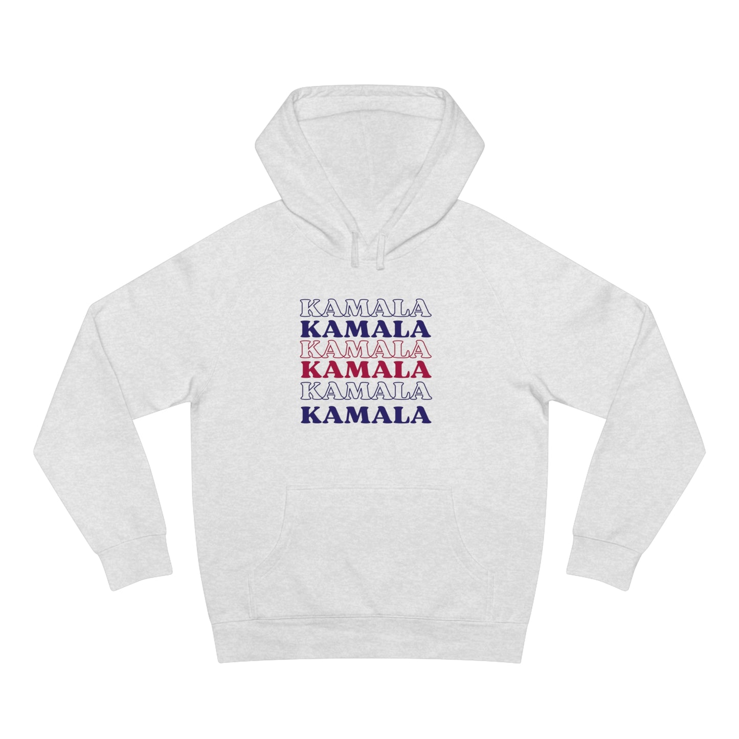 Kamala 2024 Repeating Text – Unisex Supply Hoodie