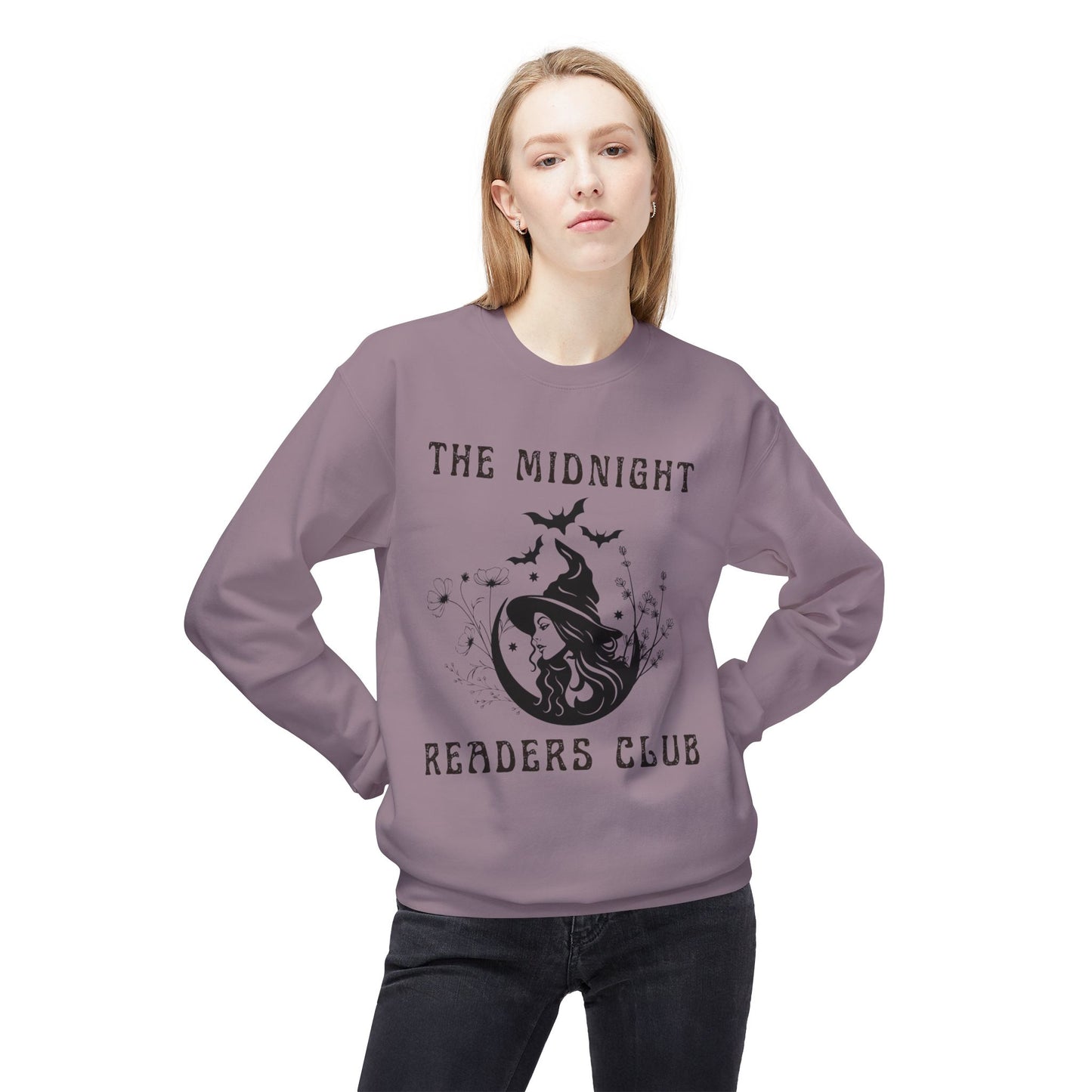 Midnight Readers Club Unisex Sweatshirt – Cozy Comfort with Eco-Friendly Style