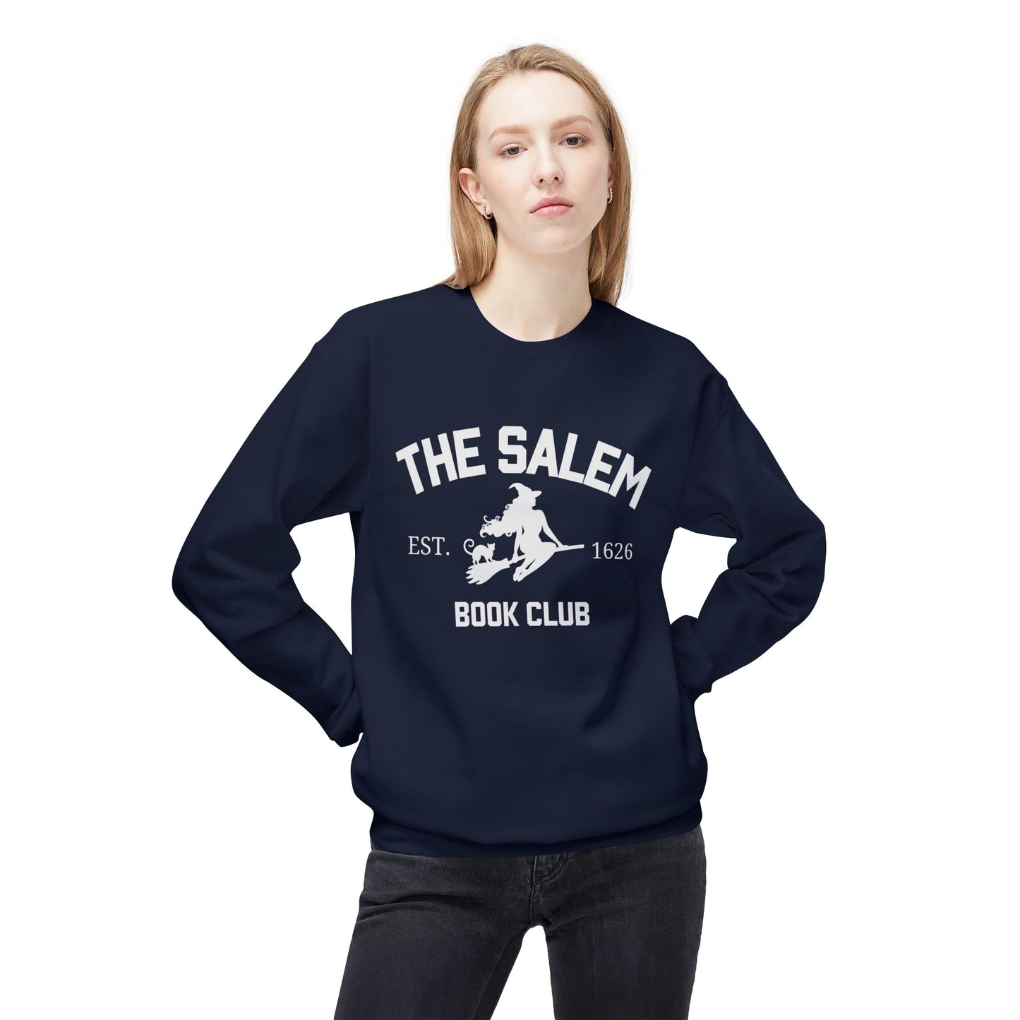 Salem Book Club Sweatshirt – Unisex Gildan® SF000 Sweatshirt, Cozy & Eco-Conscious