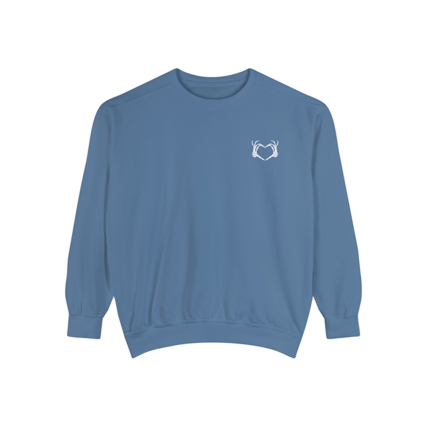 Haunted by My Graveyard Sweatshirt – Unisex, Garment-Dyed Comfort Colors