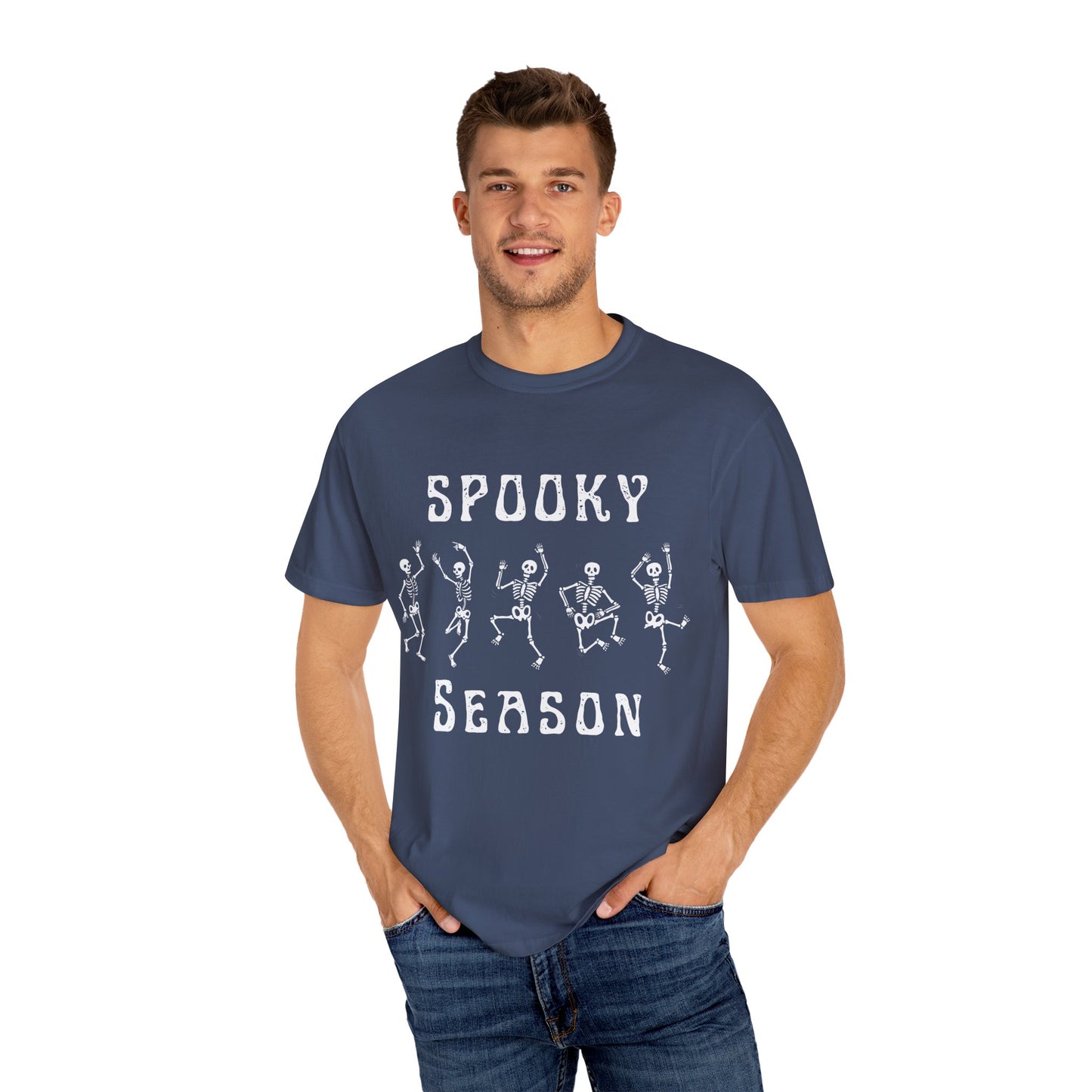 Spooky Season Dancing Skeletons T-Shirt – Comfort Colors 1717