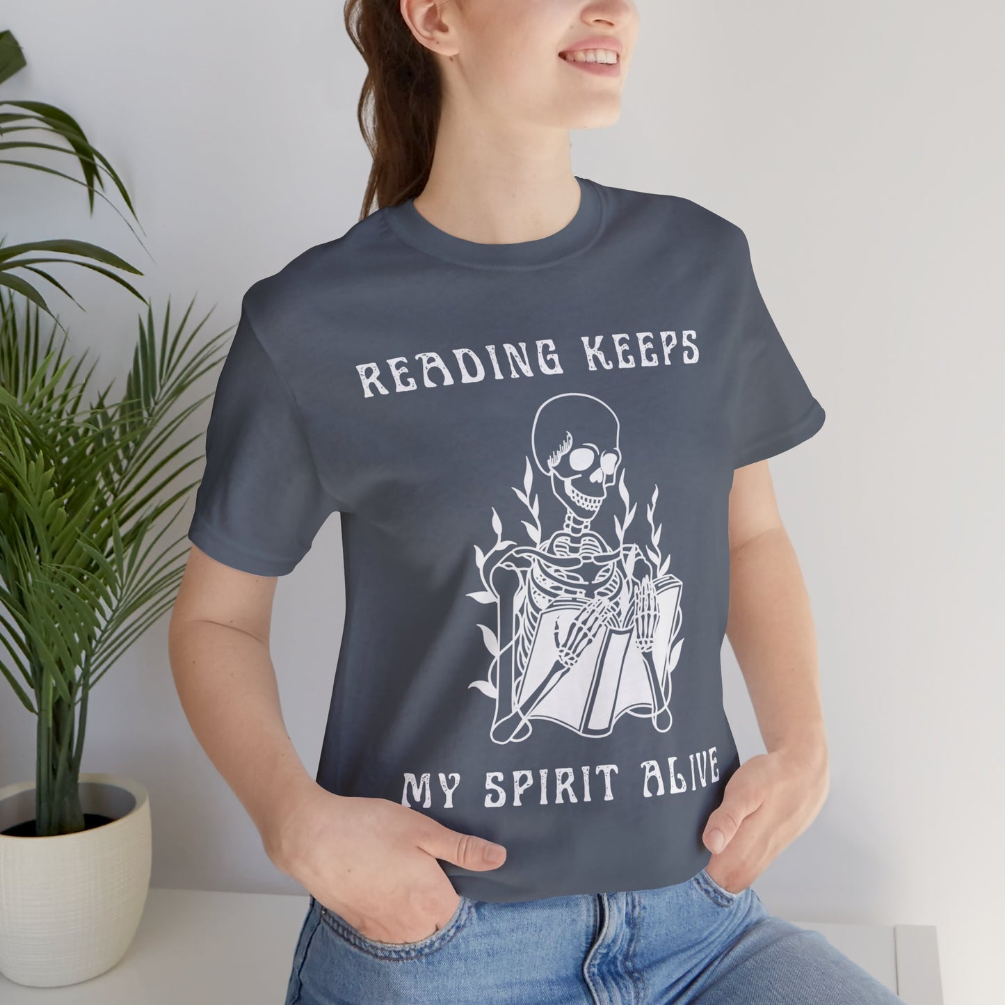 Reading Keeps My Spirit Alive T-shirt – Unisex, Classic Fit