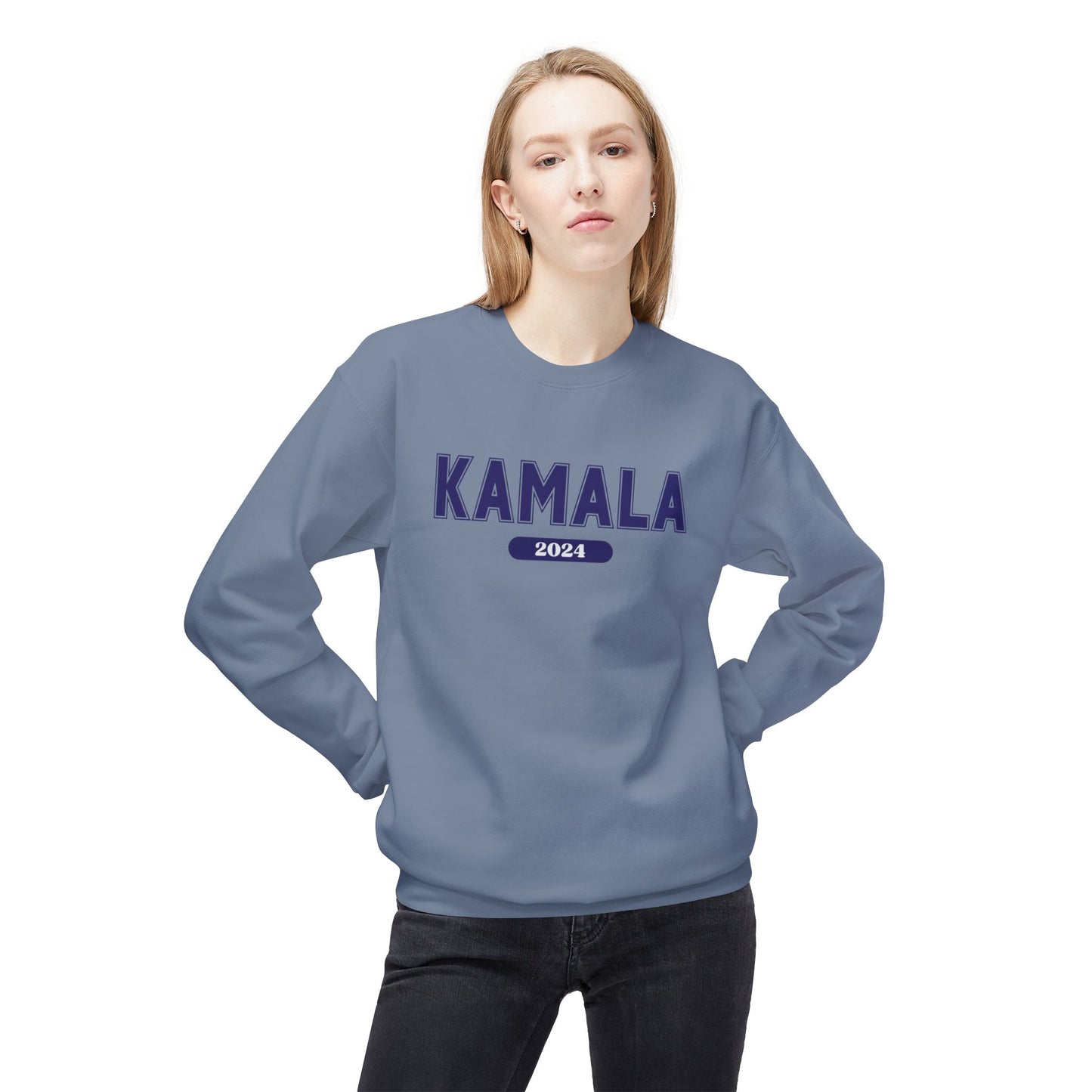 "Kamala 2024" Sweatshirt – Unisex Midweight Softstyle Fleece Crewneck