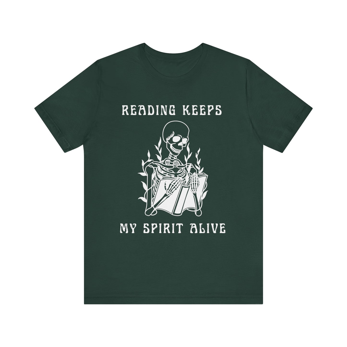 Reading Keeps My Spirit Alive T-shirt – Unisex, Classic Fit
