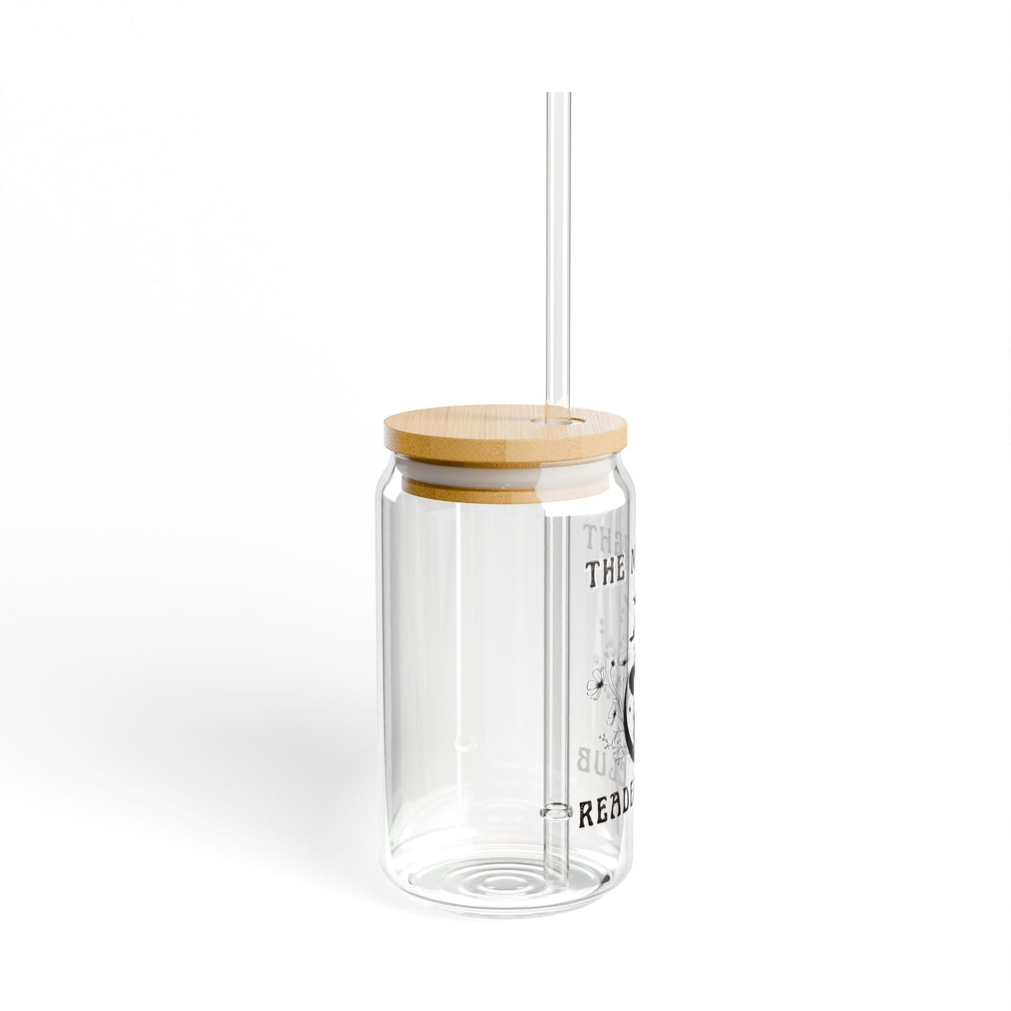 Midnight Readers Club 16oz Sipper Glass – Stylish and Durable