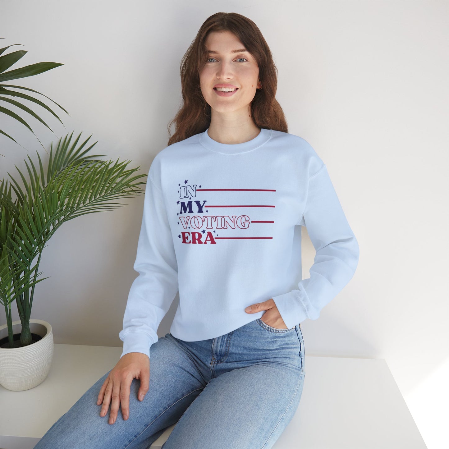 "In My Voting Era" Crewneck Sweatshirt – Unisex Heavy Blend™