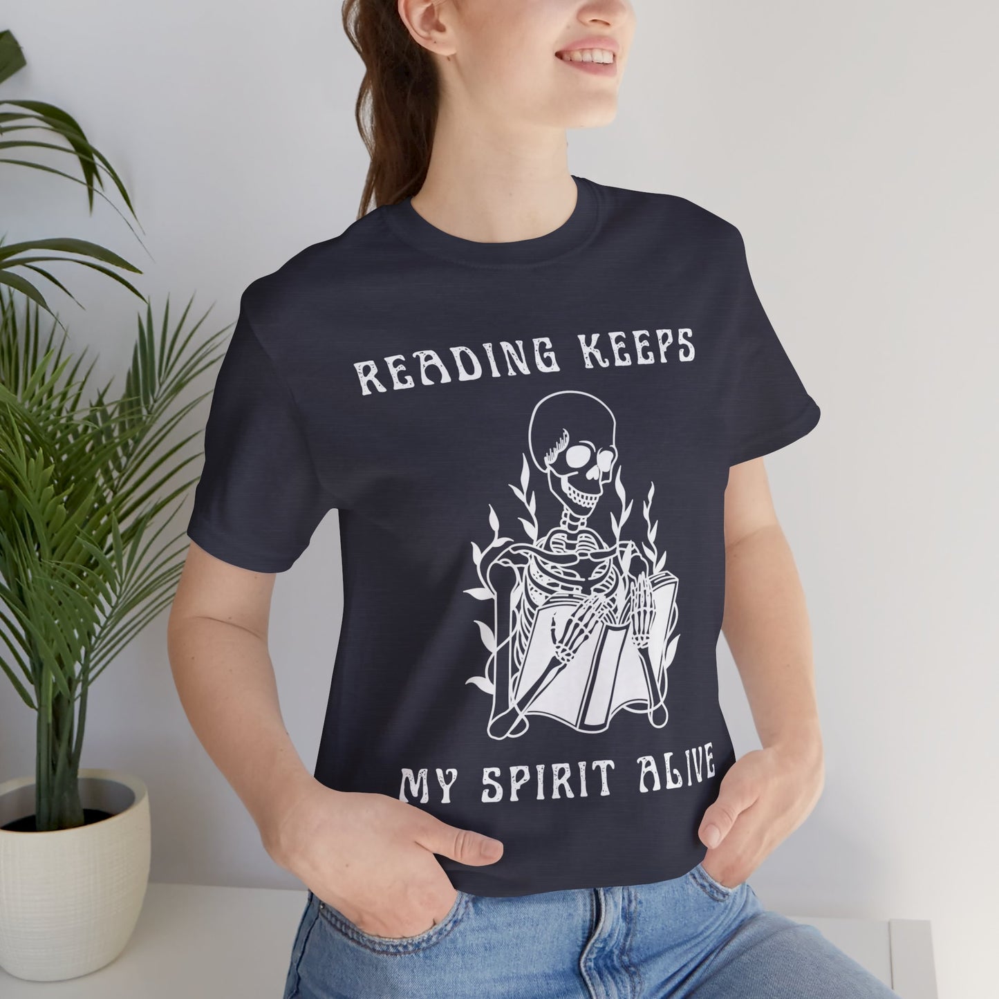 Reading Keeps My Spirit Alive T-shirt – Unisex, Classic Fit