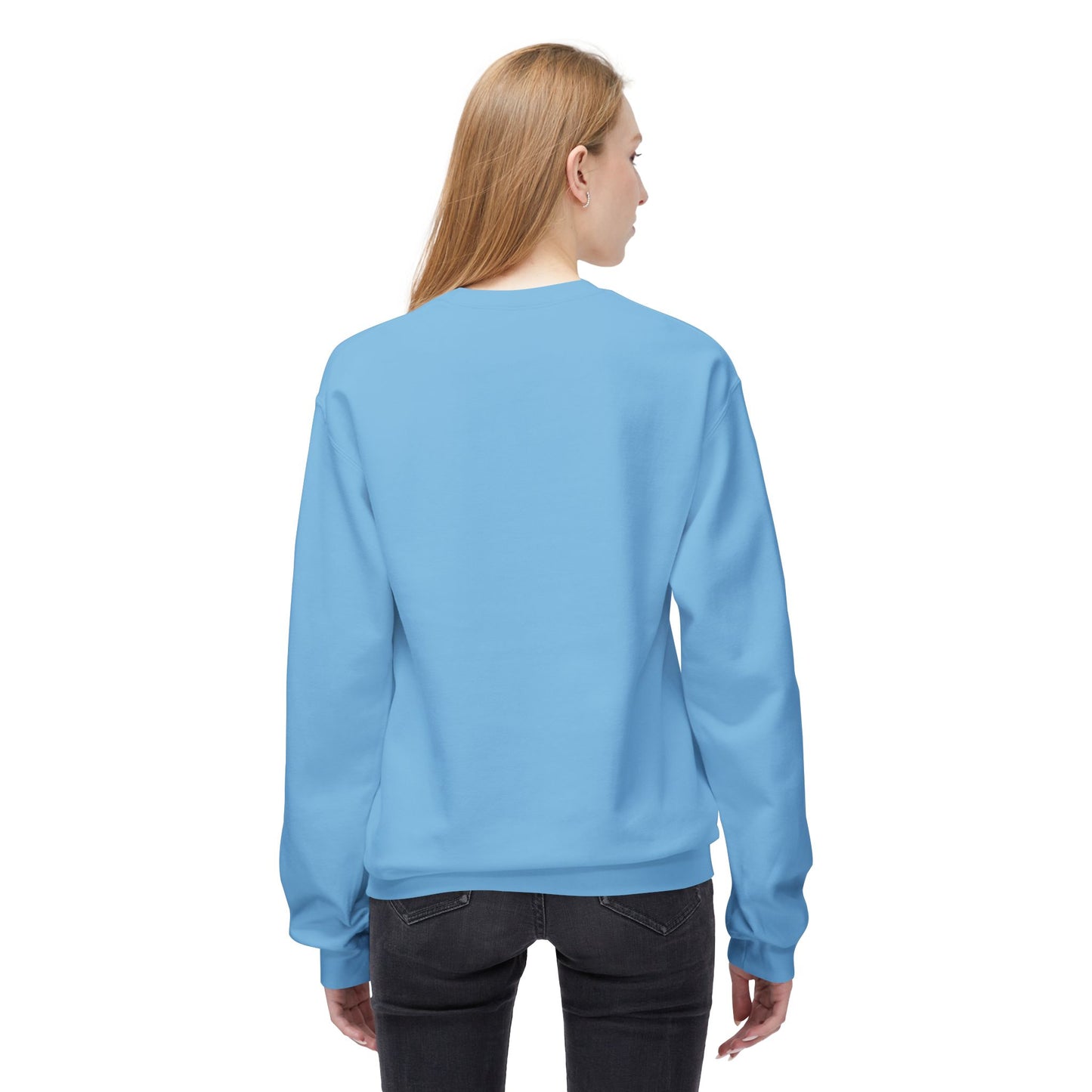 Proud to Support Childless Cat Ladies Unisex Midweight Softstyle Fleece Crewneck Sweatshirt