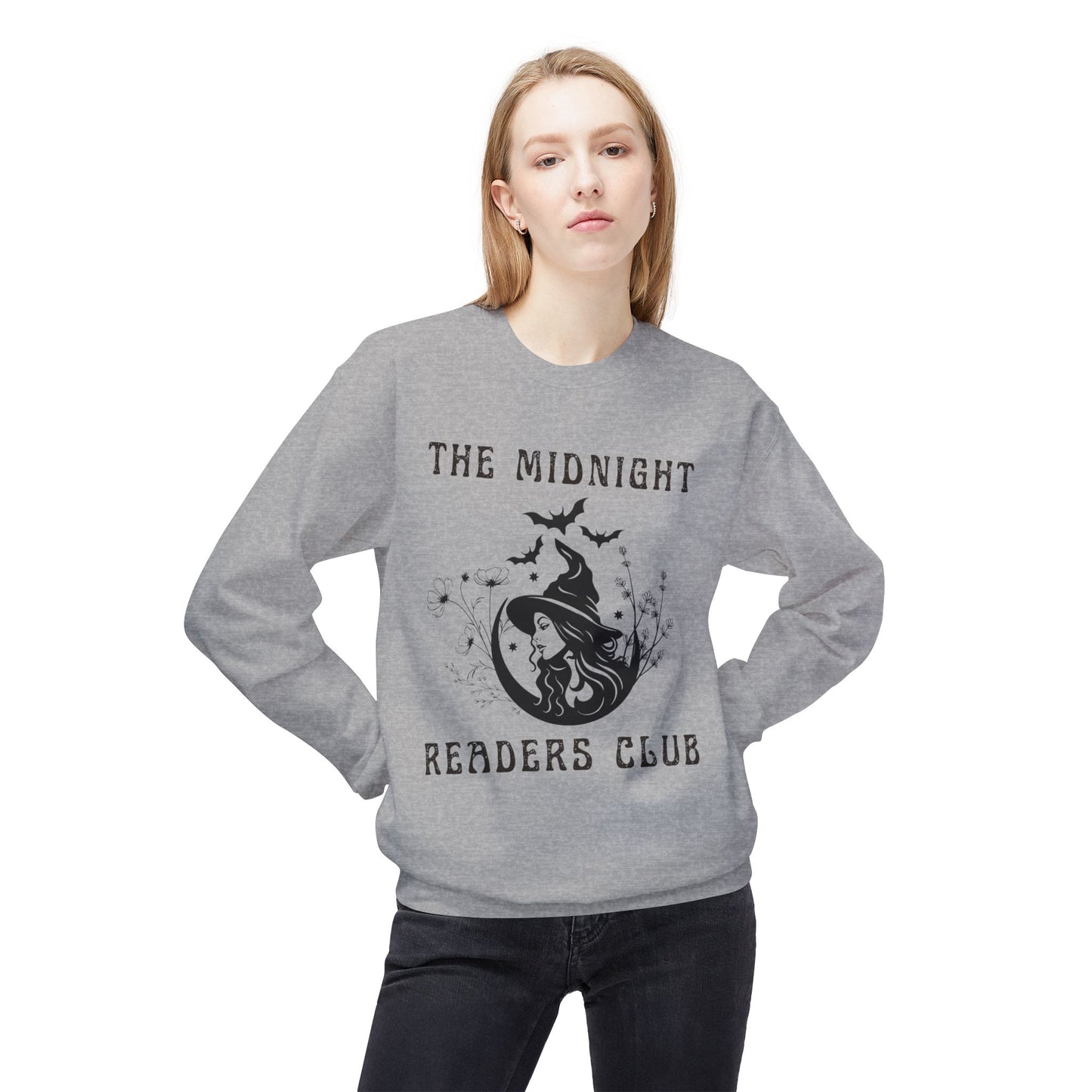 Midnight Readers Club Unisex Sweatshirt – Cozy Comfort with Eco-Friendly Style