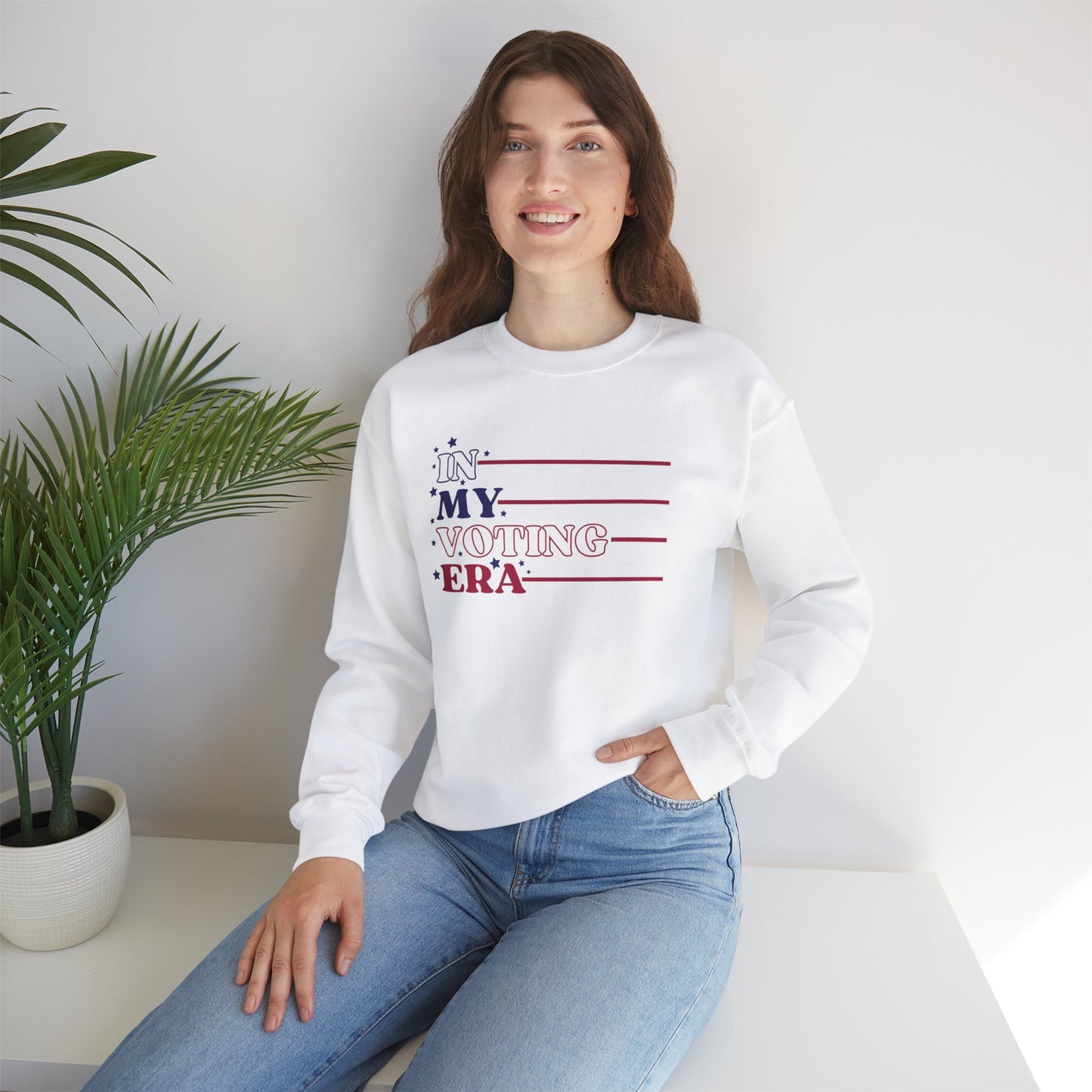 "In My Voting Era" Crewneck Sweatshirt – Unisex Heavy Blend™