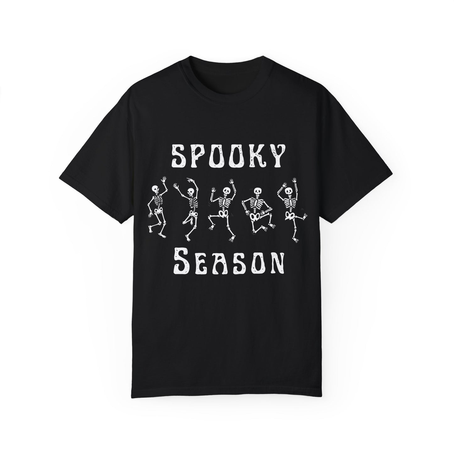 Spooky Season Dancing Skeletons T-Shirt – Comfort Colors 1717
