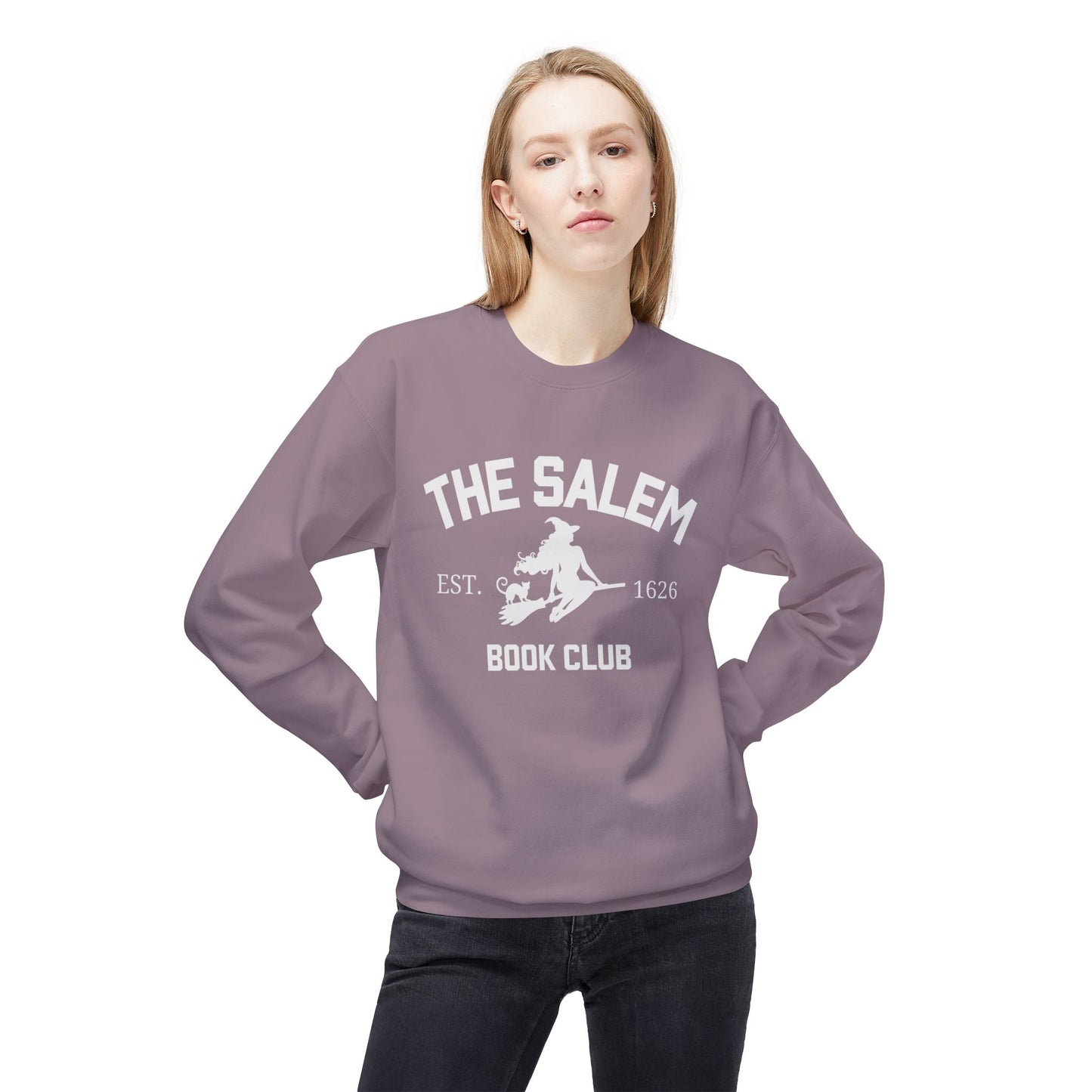 Salem Book Club Sweatshirt – Unisex Gildan® SF000 Sweatshirt, Cozy & Eco-Conscious