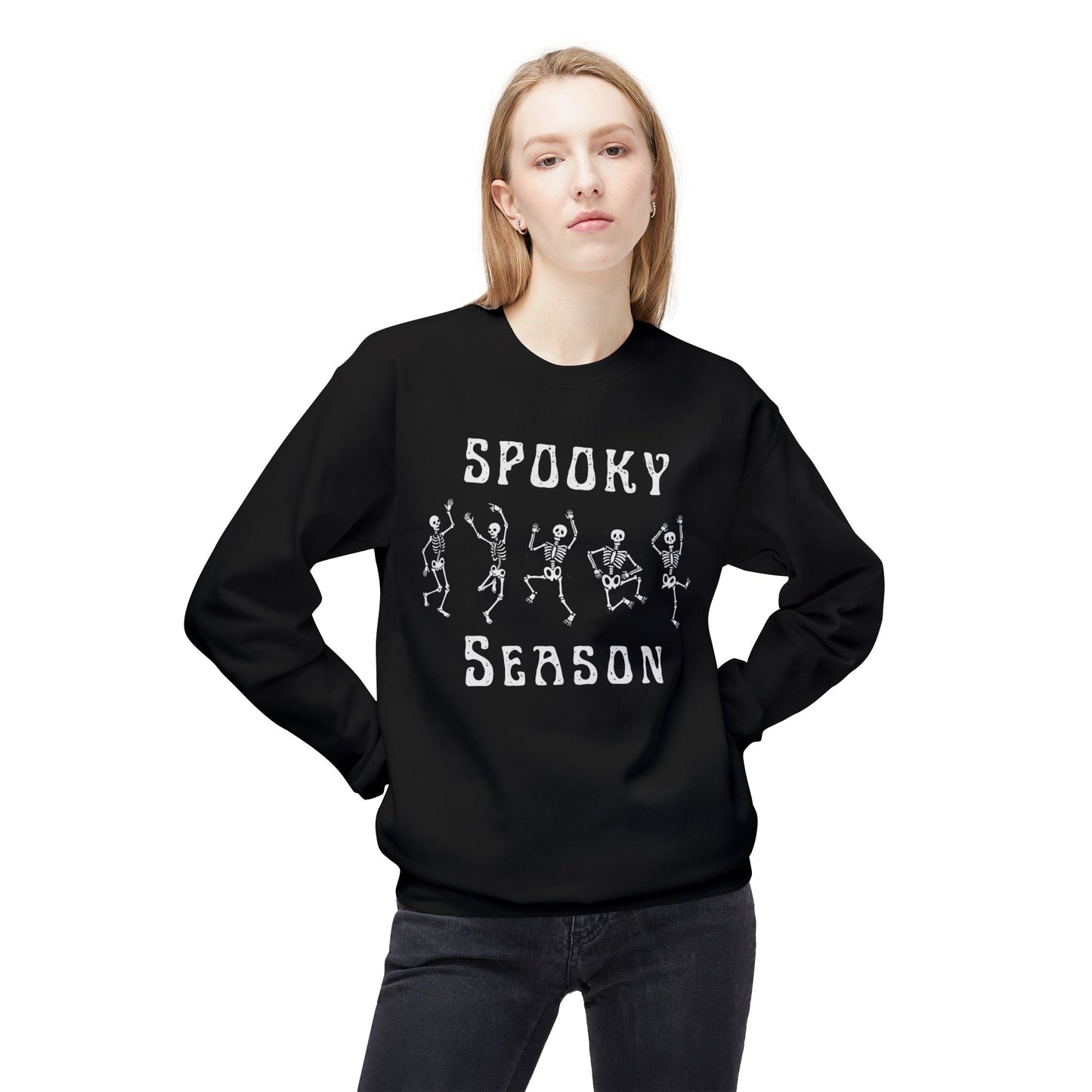 Spooky Season Unisex Sweatshirt – Cozy Comfort with Eco-Friendly Style