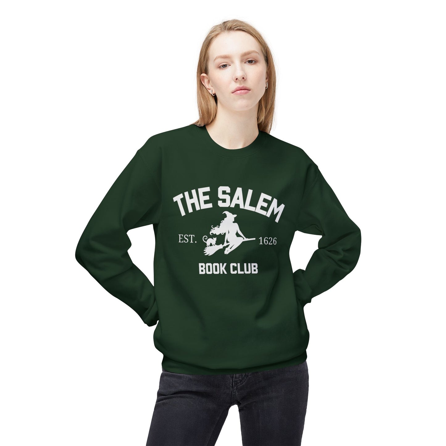 Salem Book Club Sweatshirt – Unisex Gildan® SF000 Sweatshirt, Cozy & Eco-Conscious