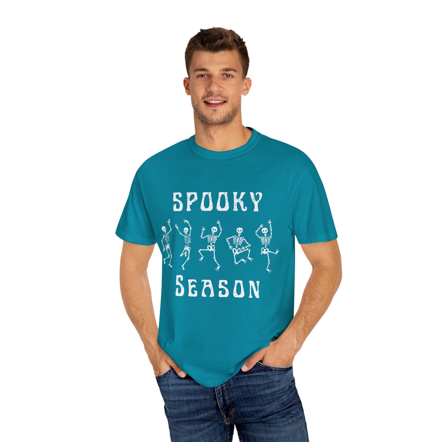 Spooky Season Dancing Skeletons T-Shirt – Comfort Colors 1717