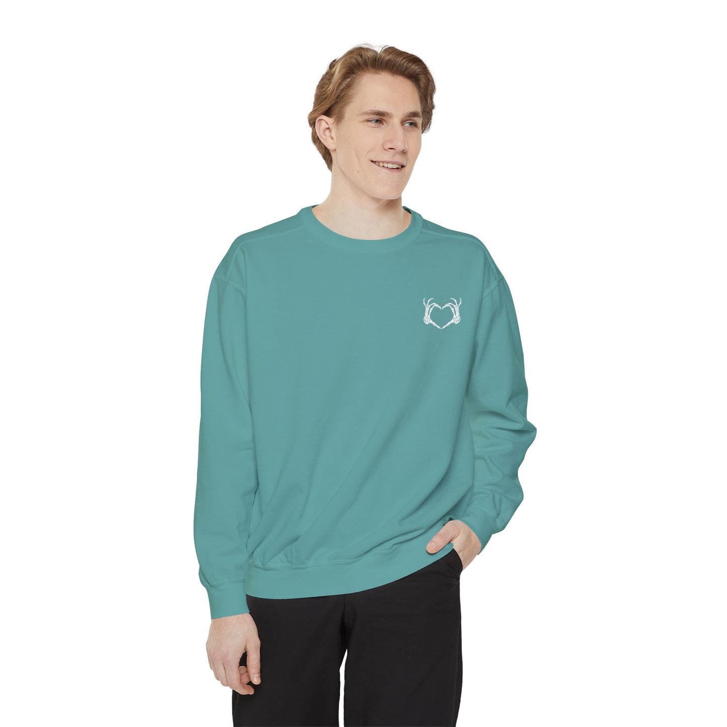 Haunted by My Graveyard Sweatshirt – Unisex, Garment-Dyed Comfort Colors