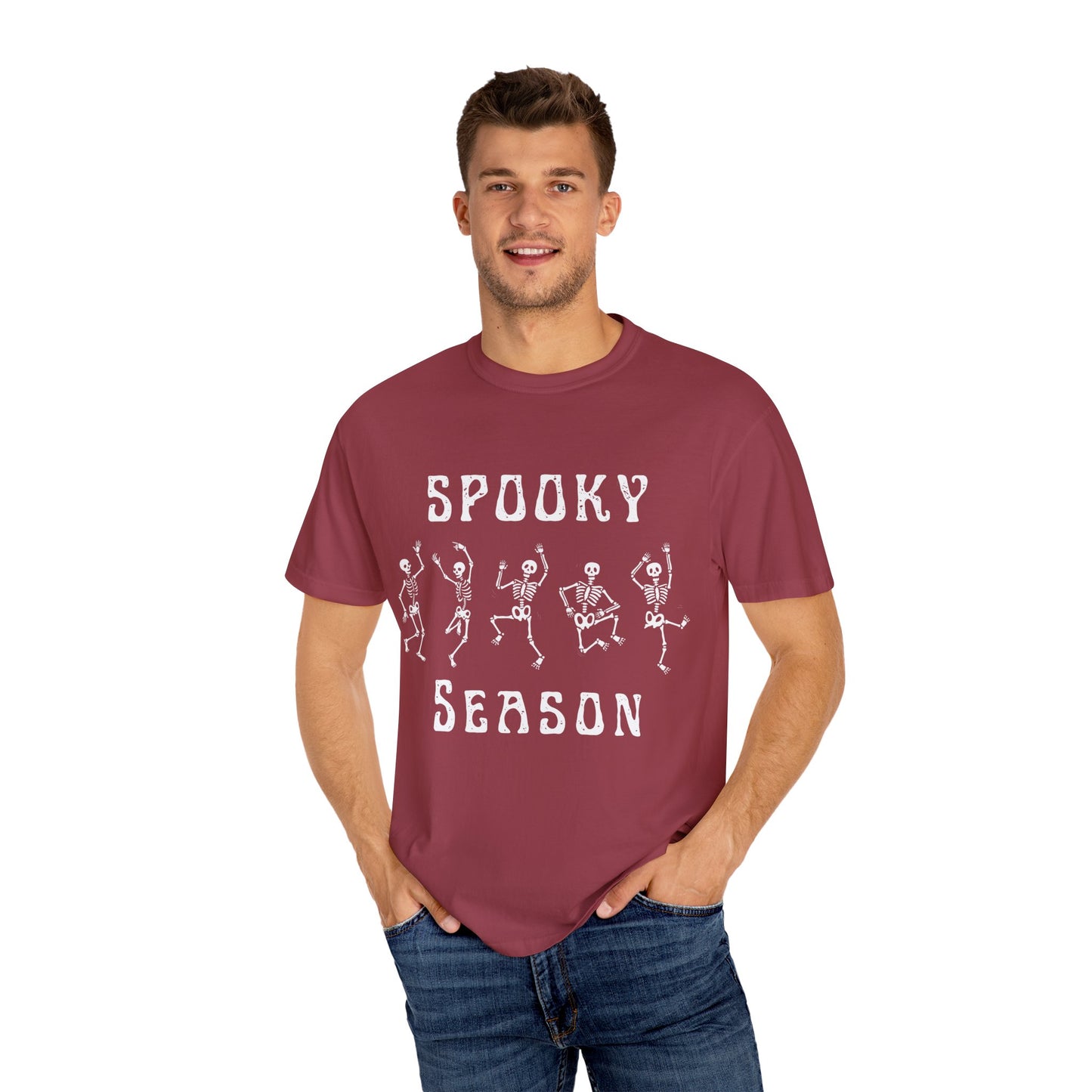 Spooky Season Dancing Skeletons T-Shirt – Comfort Colors 1717
