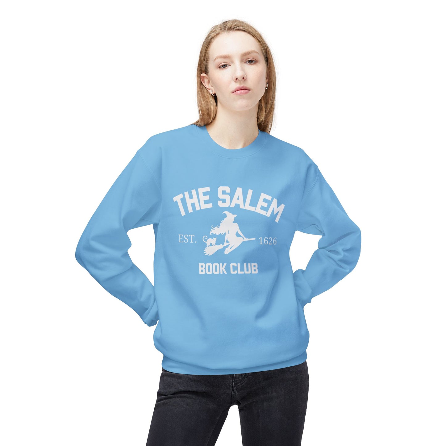 Salem Book Club Sweatshirt – Unisex Gildan® SF000 Sweatshirt, Cozy & Eco-Conscious