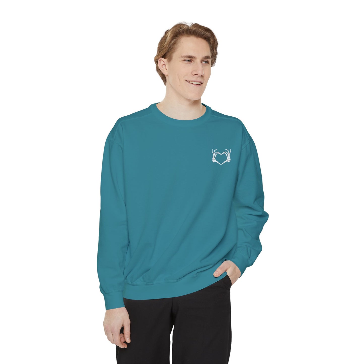 Haunted by My Graveyard Sweatshirt – Unisex, Garment-Dyed Comfort Colors