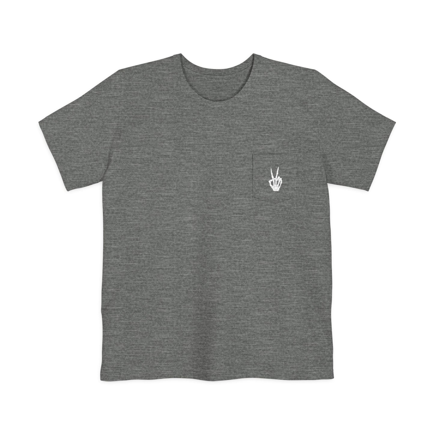 Spooky Season Dancing Skeletons Pocket Tee – Unisex Airlume Cotton