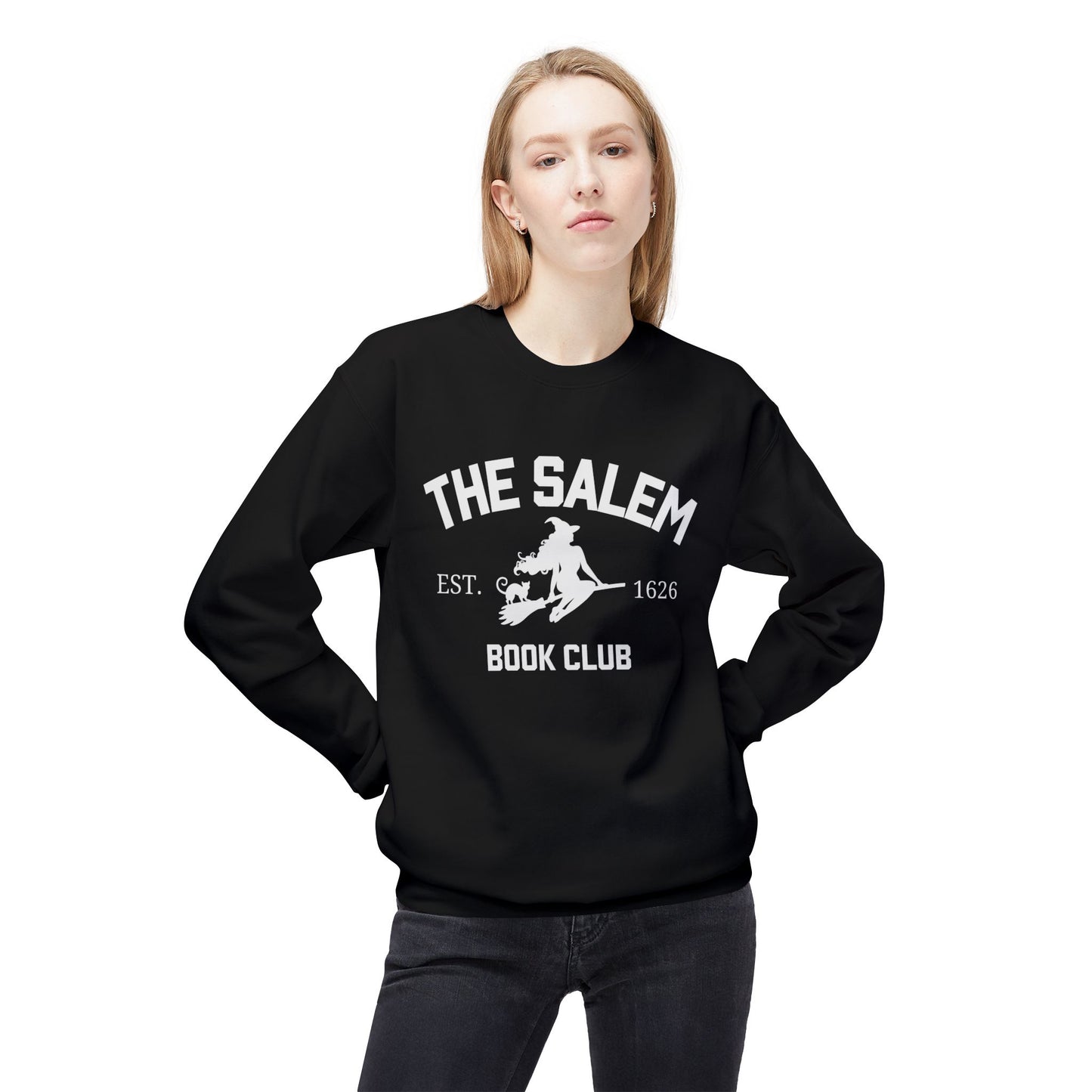 Salem Book Club Sweatshirt – Unisex Gildan® SF000 Sweatshirt, Cozy & Eco-Conscious
