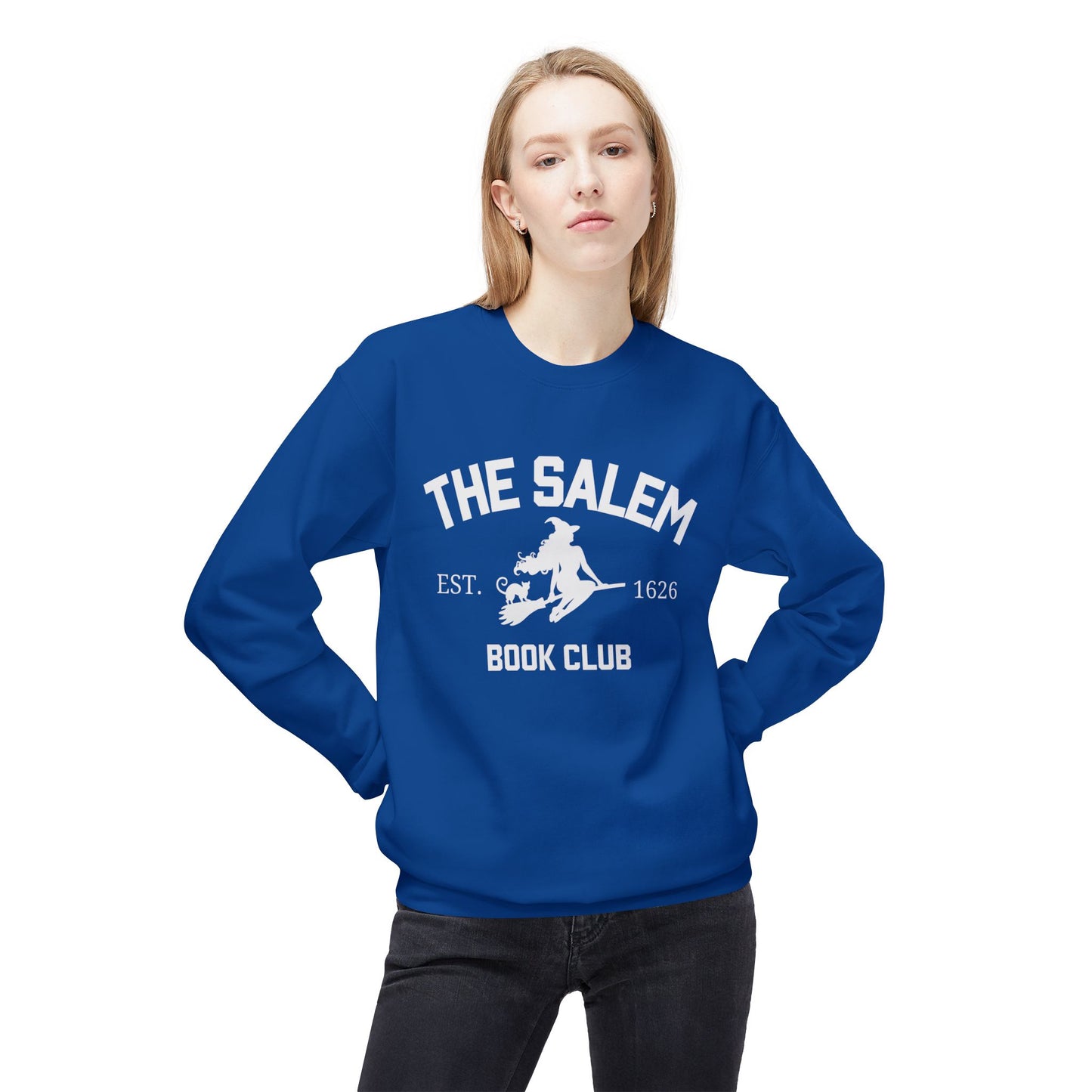 Salem Book Club Sweatshirt – Unisex Gildan® SF000 Sweatshirt, Cozy & Eco-Conscious
