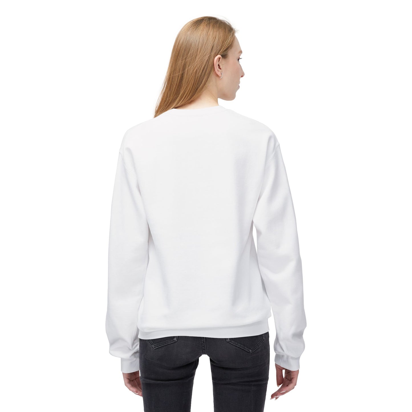 Proud to Support Childless Cat Ladies Unisex Midweight Softstyle Fleece Crewneck Sweatshirt