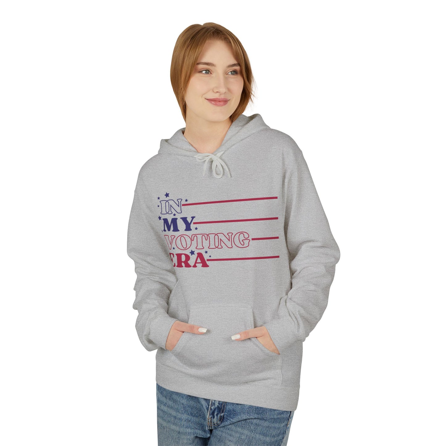 "In My Voting Era" Unisex Midweight Softstyle Fleece Hoodie – Show Your Voting Pride!