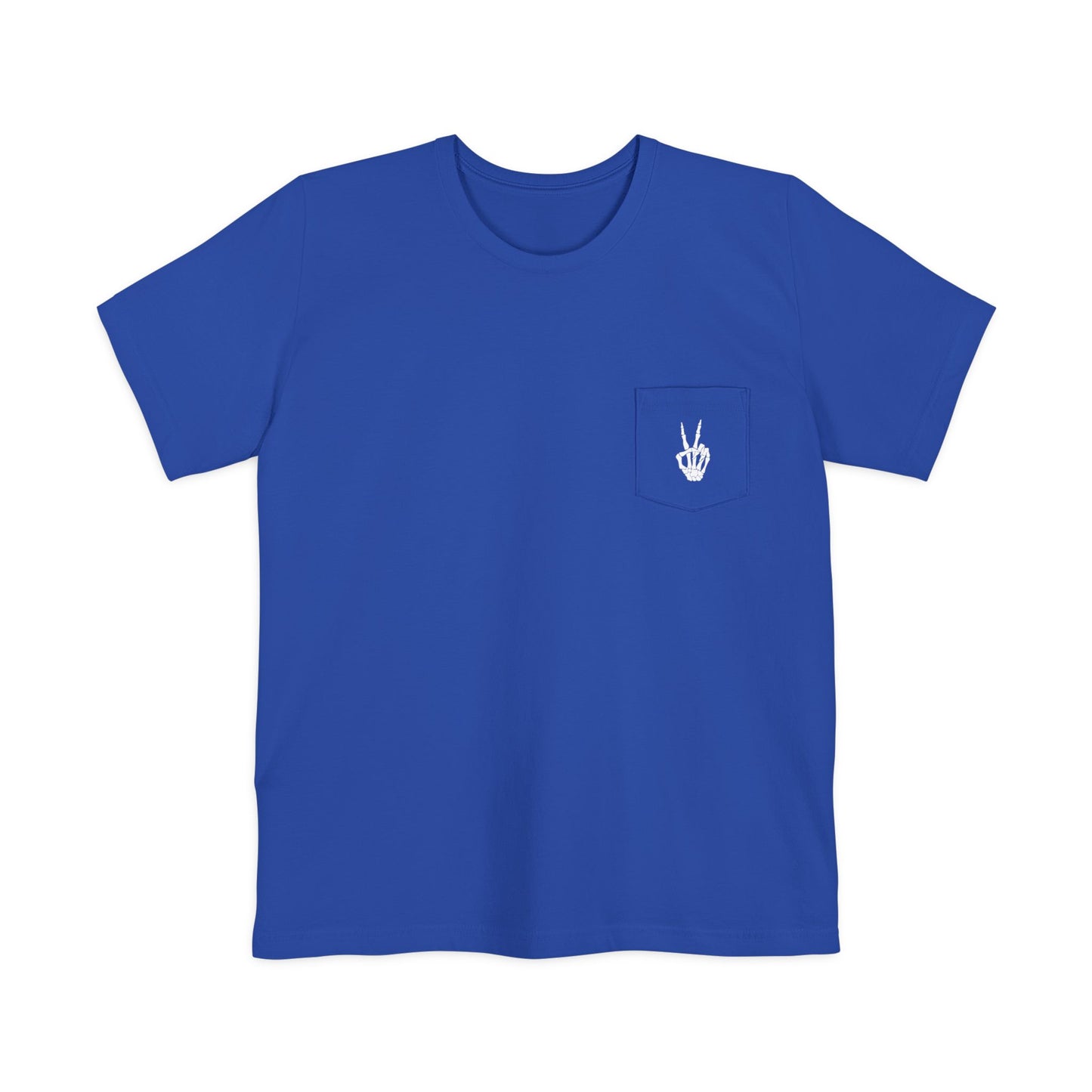 Spooky Season Dancing Skeletons Pocket Tee – Unisex Airlume Cotton
