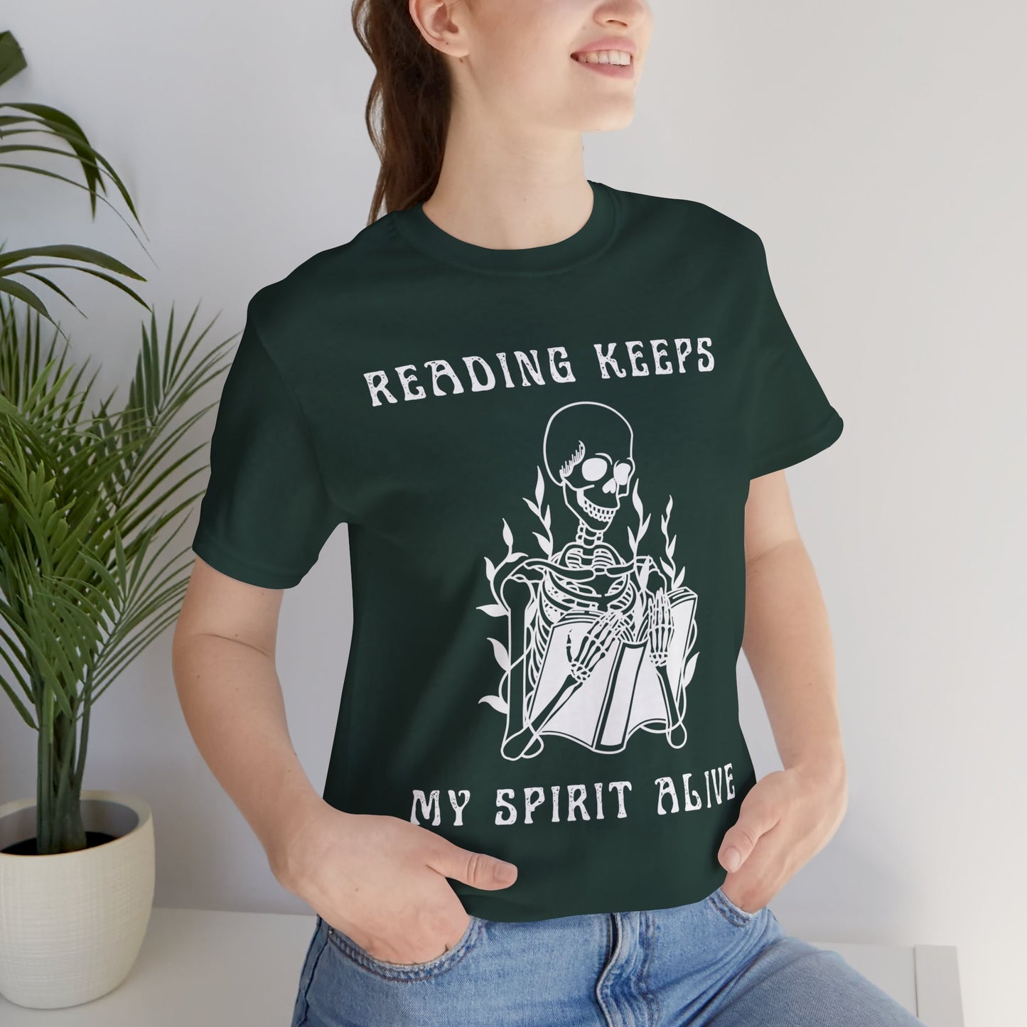 Reading Keeps My Spirit Alive T-shirt – Unisex, Classic Fit