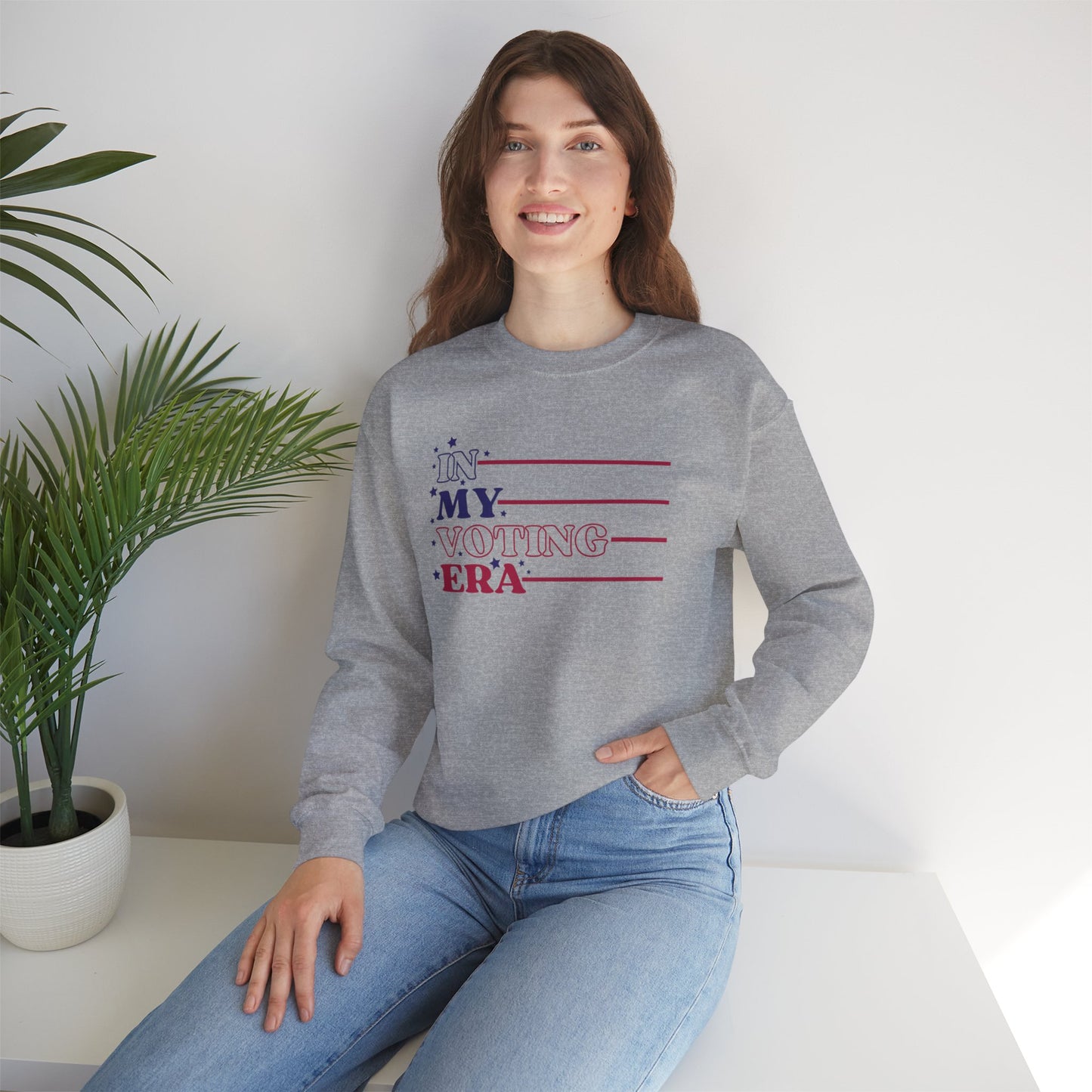 "In My Voting Era" Crewneck Sweatshirt – Unisex Heavy Blend™