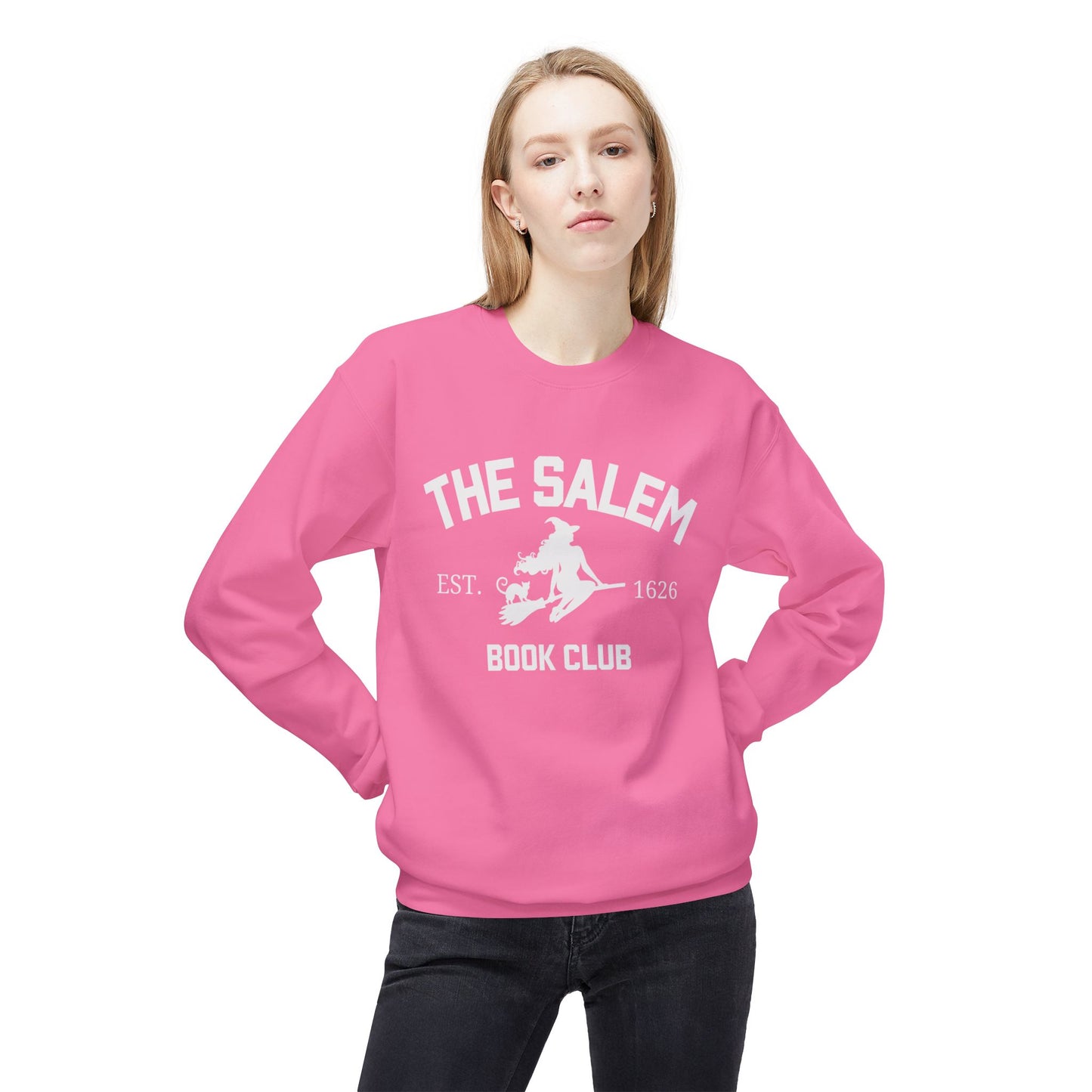Salem Book Club Sweatshirt – Unisex Gildan® SF000 Sweatshirt, Cozy & Eco-Conscious