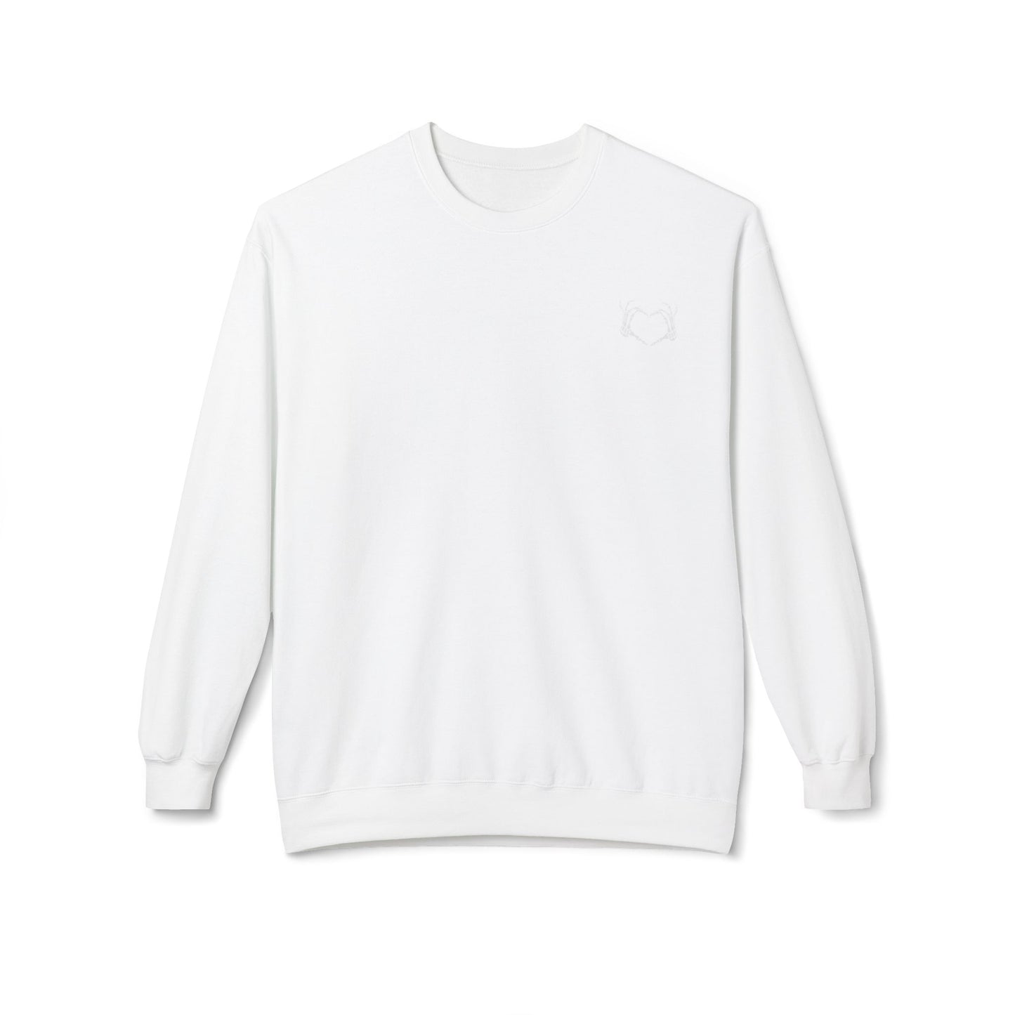 Haunted by My Graveyard Skeleton Hand & Webbed Books Sweatshirt – Unisex Gildan SF000