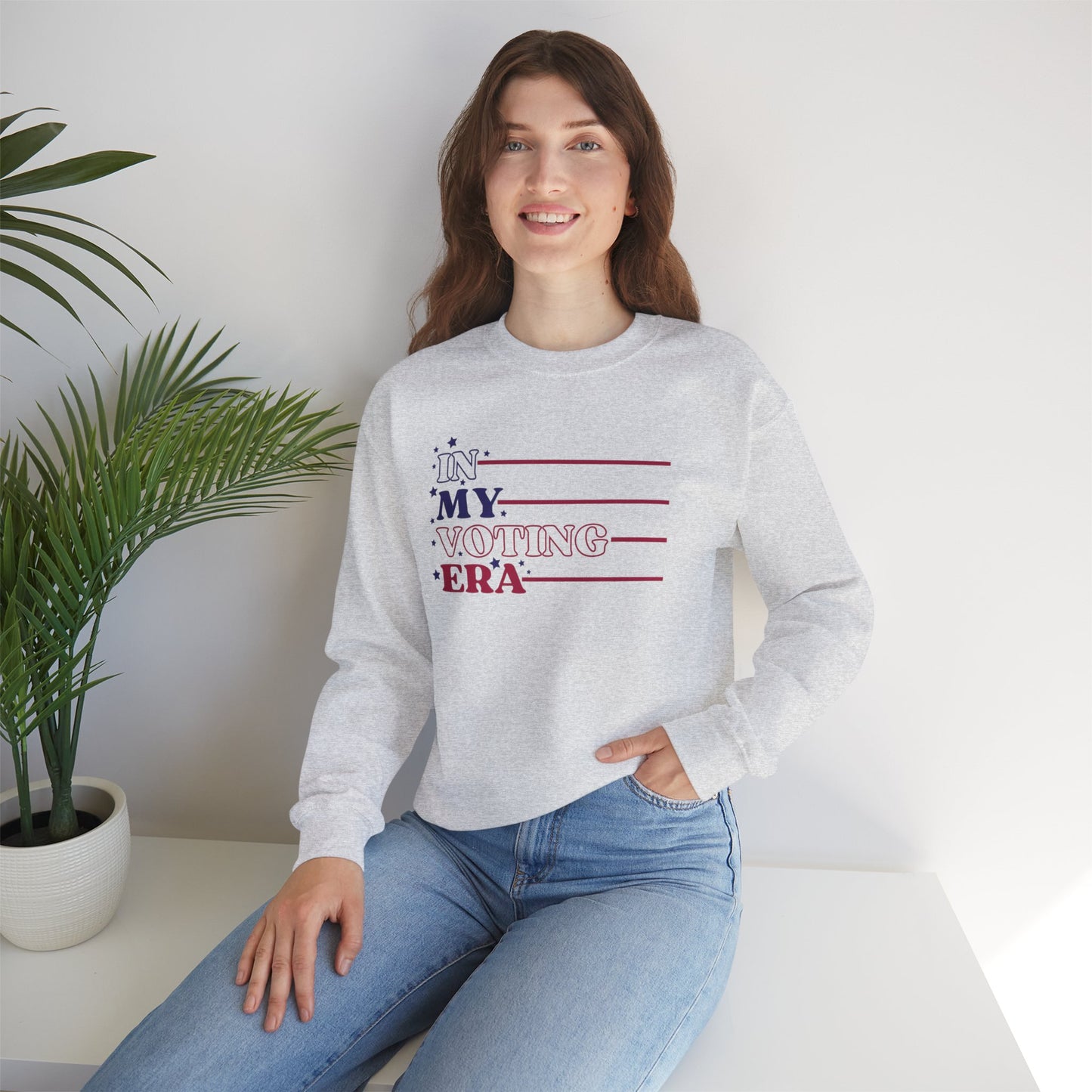 "In My Voting Era" Crewneck Sweatshirt – Unisex Heavy Blend™