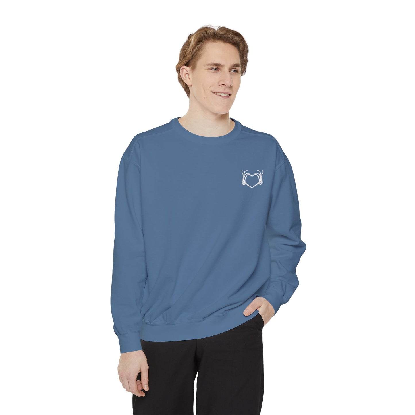 Haunted by My Graveyard Sweatshirt – Unisex, Garment-Dyed Comfort Colors
