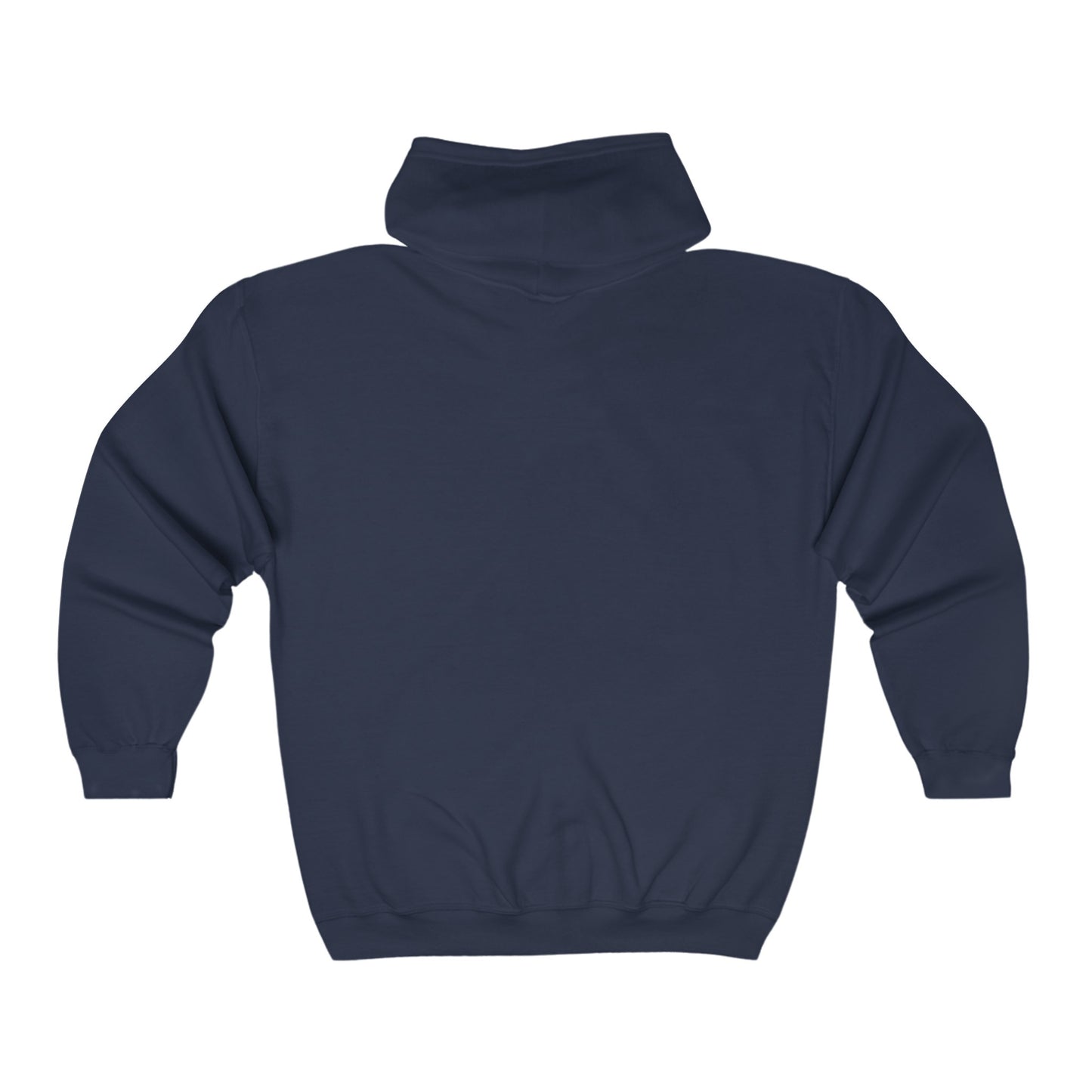 Subtle "LA" Logo Full Zip Hoodie – Men's Unisex Heavy Blend™ by Gildan