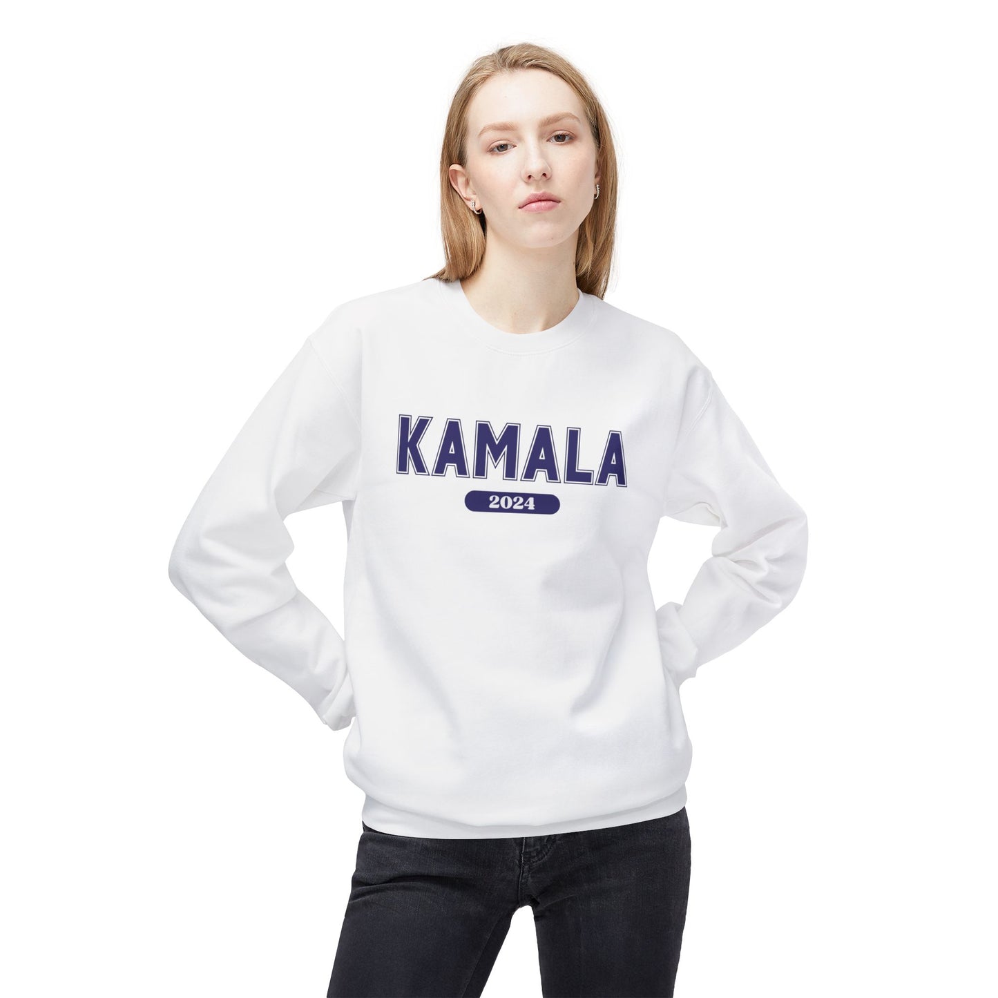 "Kamala 2024" Sweatshirt – Unisex Midweight Softstyle Fleece Crewneck