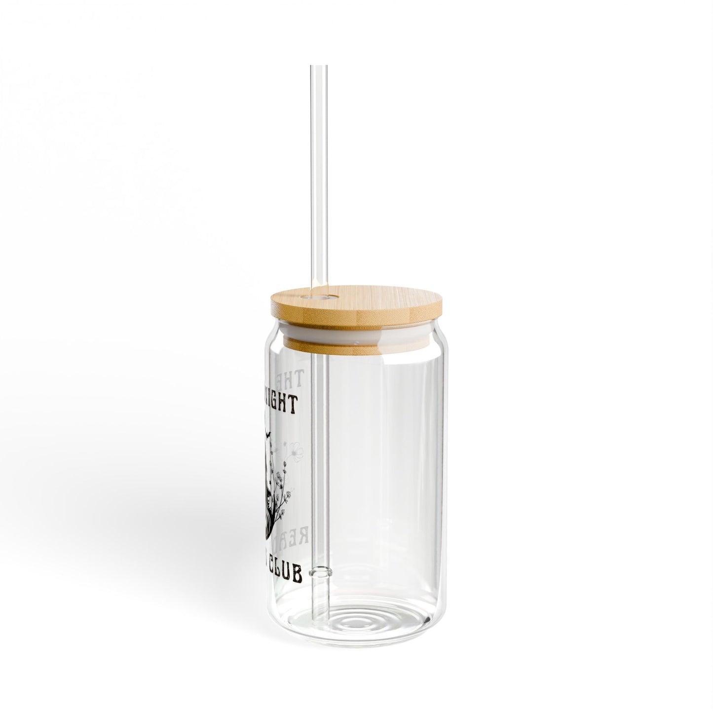 Midnight Readers Club 16oz Sipper Glass – Stylish and Durable