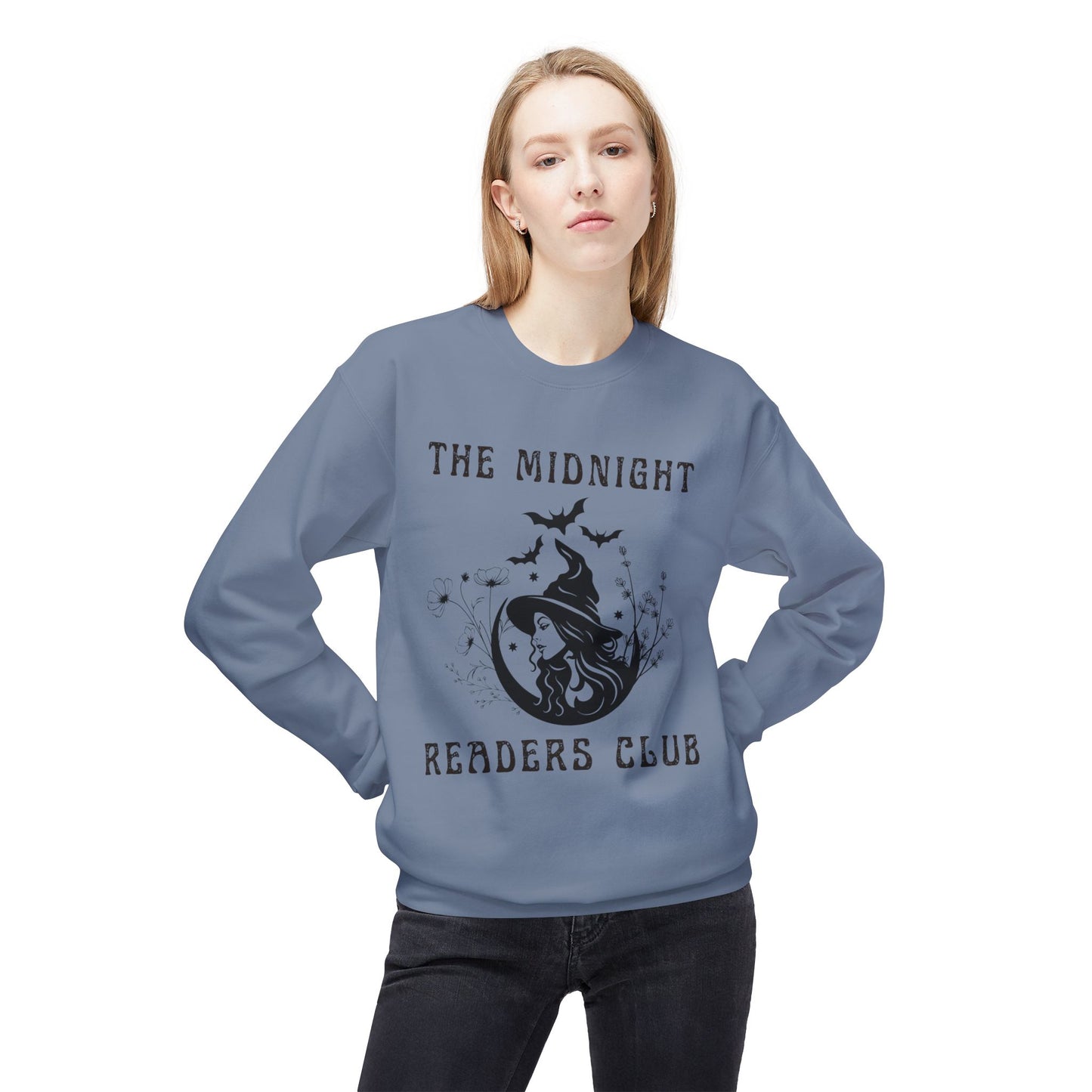 Midnight Readers Club Unisex Sweatshirt – Cozy Comfort with Eco-Friendly Style