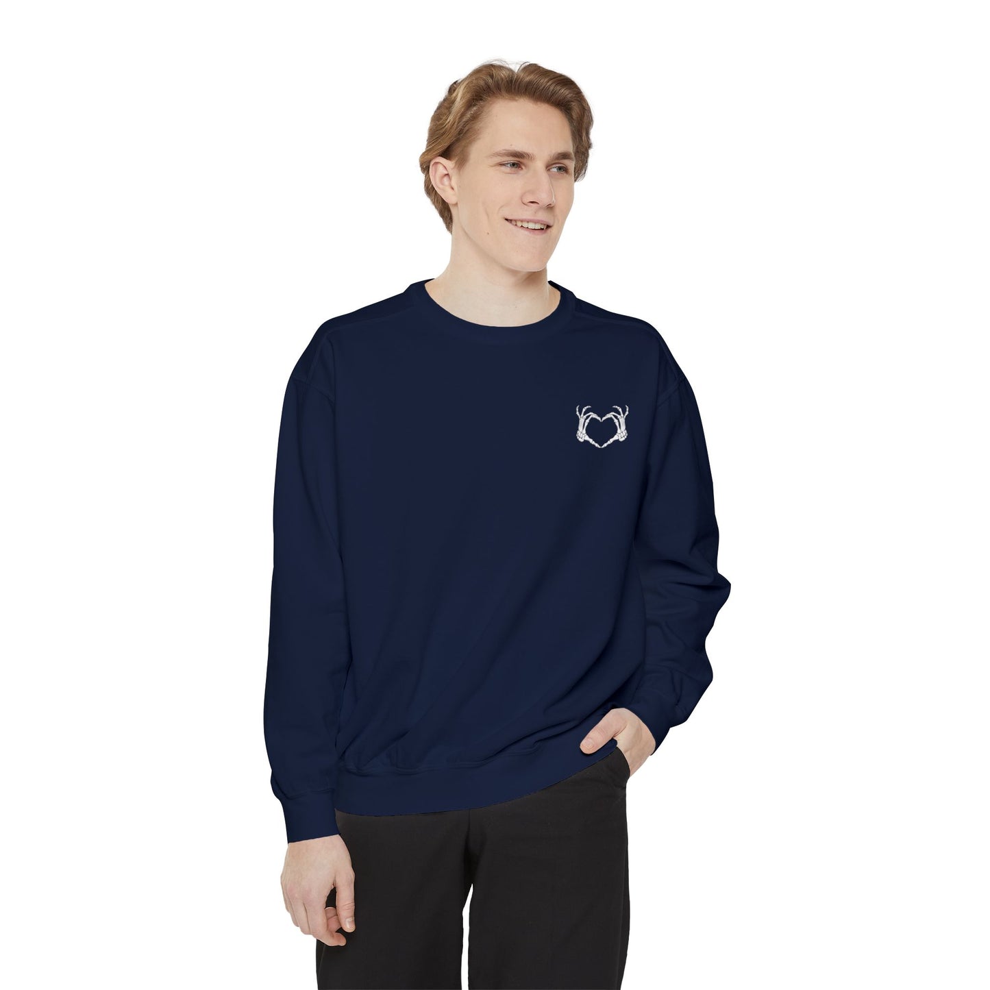 Haunted by My Graveyard Sweatshirt – Unisex, Garment-Dyed Comfort Colors