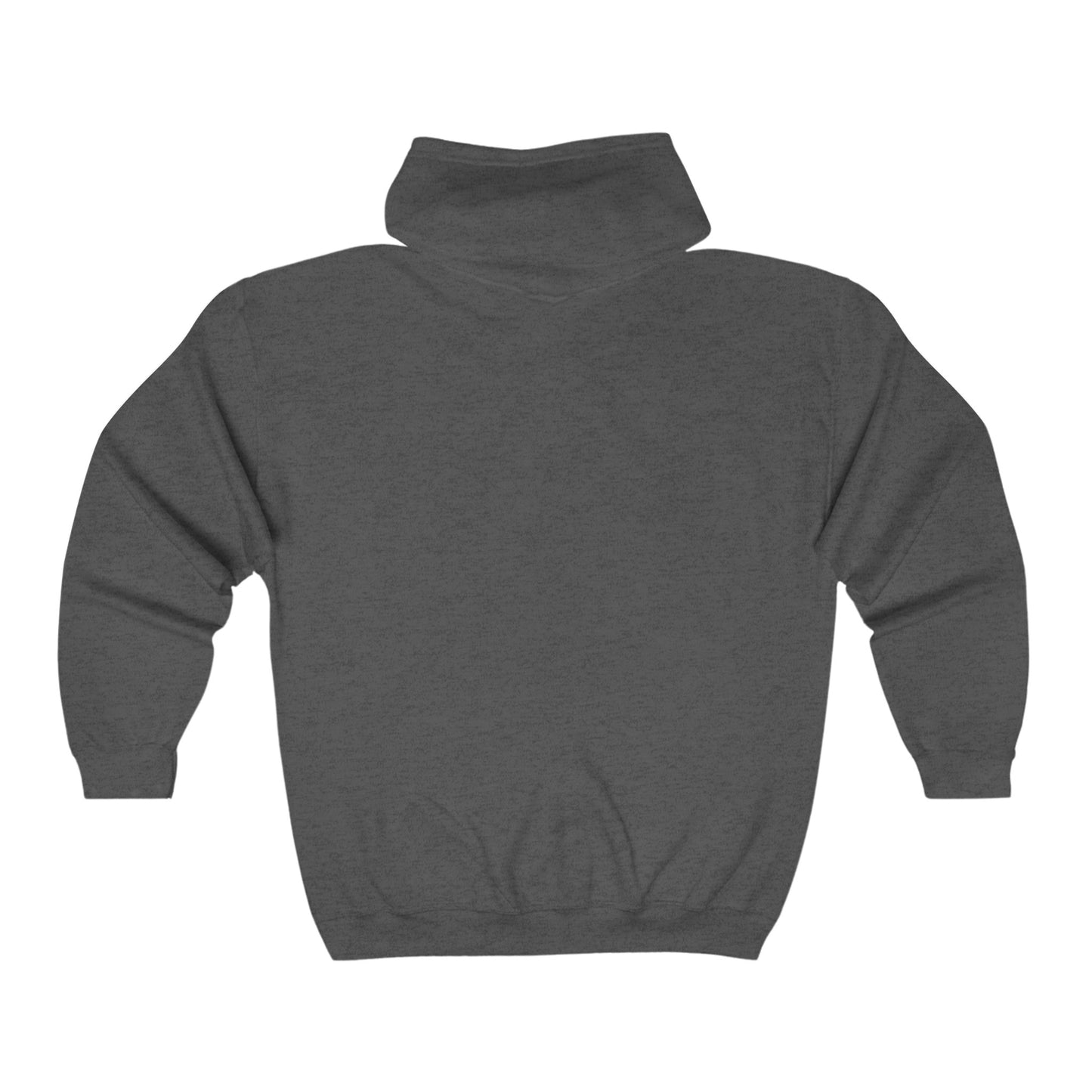 Subtle "LA" Logo Full Zip Hoodie – Men's Unisex Heavy Blend™ by Gildan