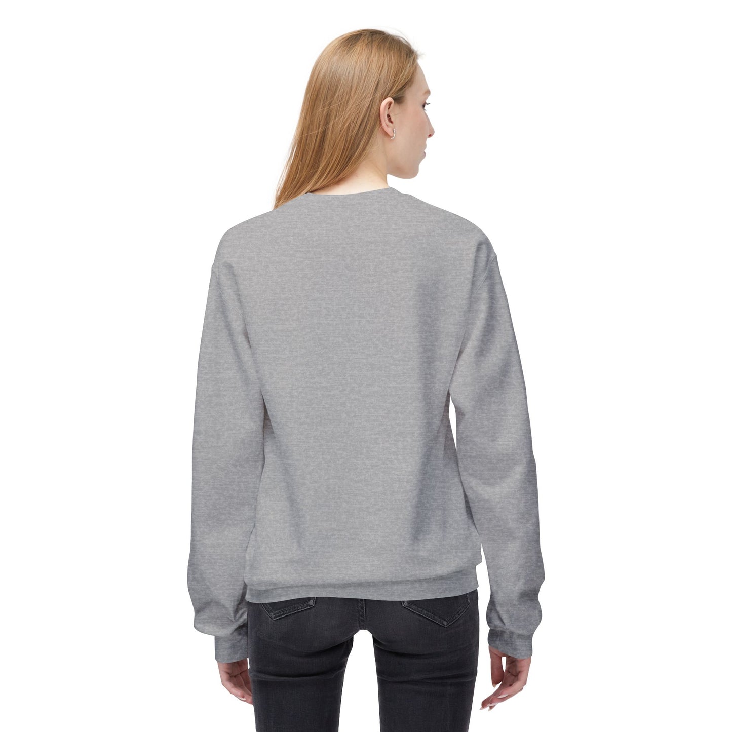 Proud to Support Childless Cat Ladies Unisex Midweight Softstyle Fleece Crewneck Sweatshirt