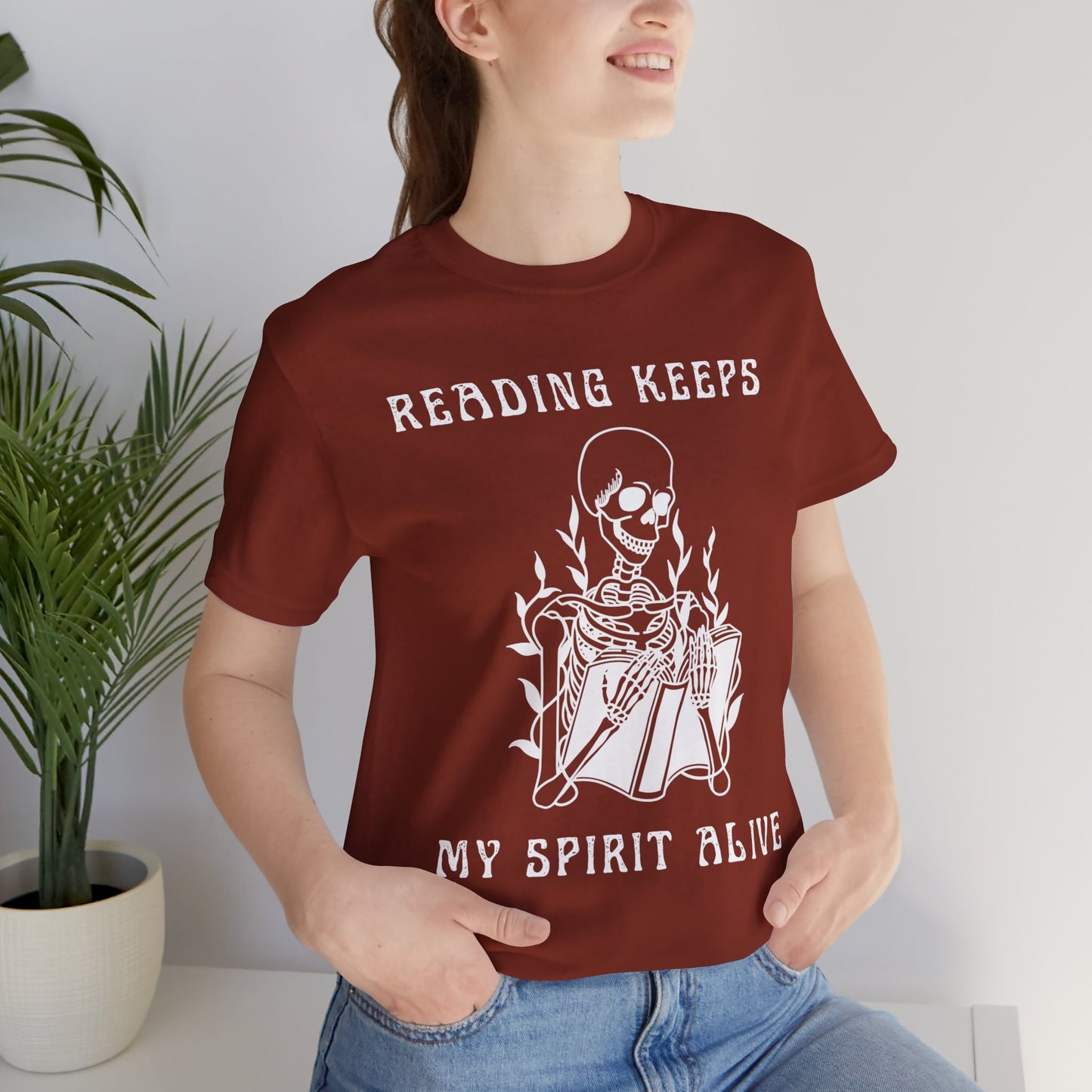 Reading Keeps My Spirit Alive T-shirt – Unisex, Classic Fit