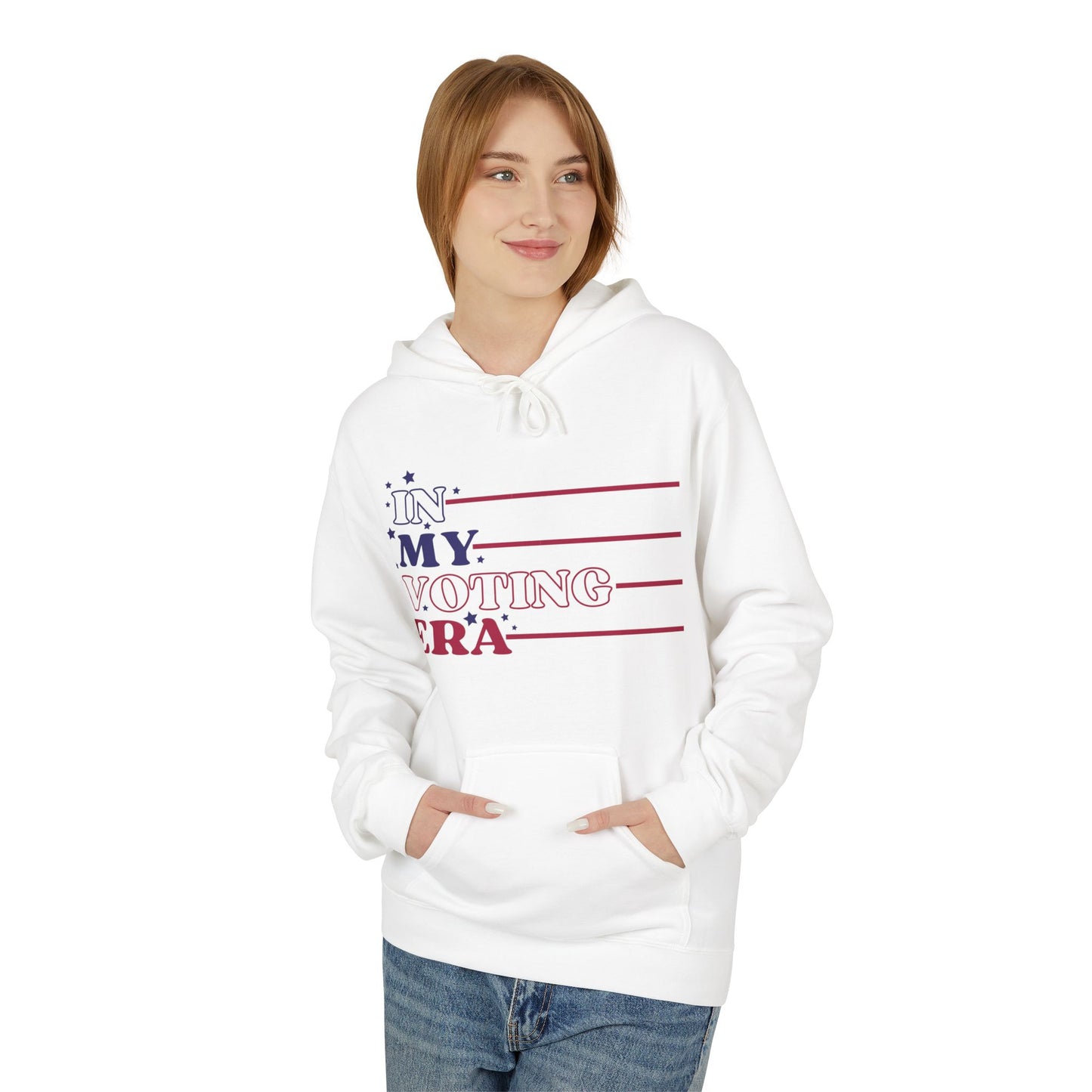 "In My Voting Era" Unisex Midweight Softstyle Fleece Hoodie – Show Your Voting Pride!