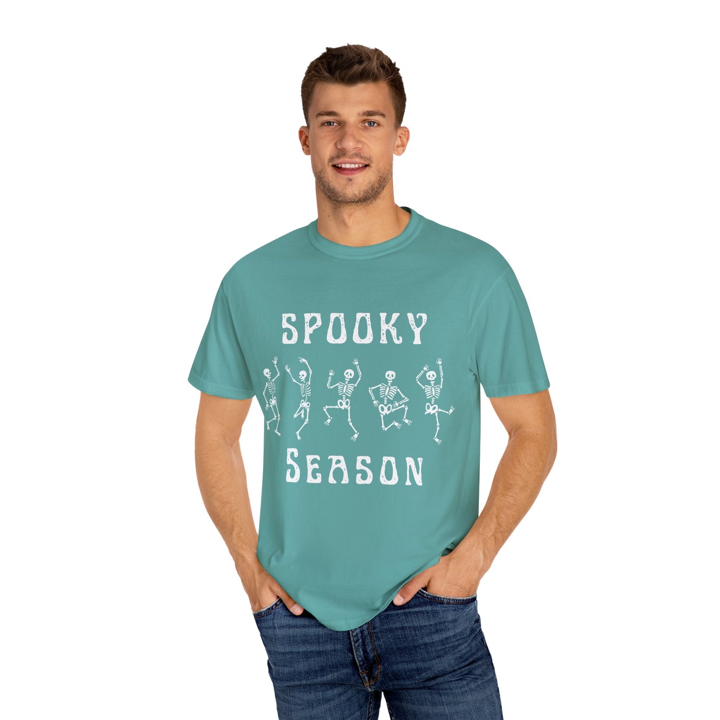 Spooky Season Dancing Skeletons T-Shirt – Comfort Colors 1717