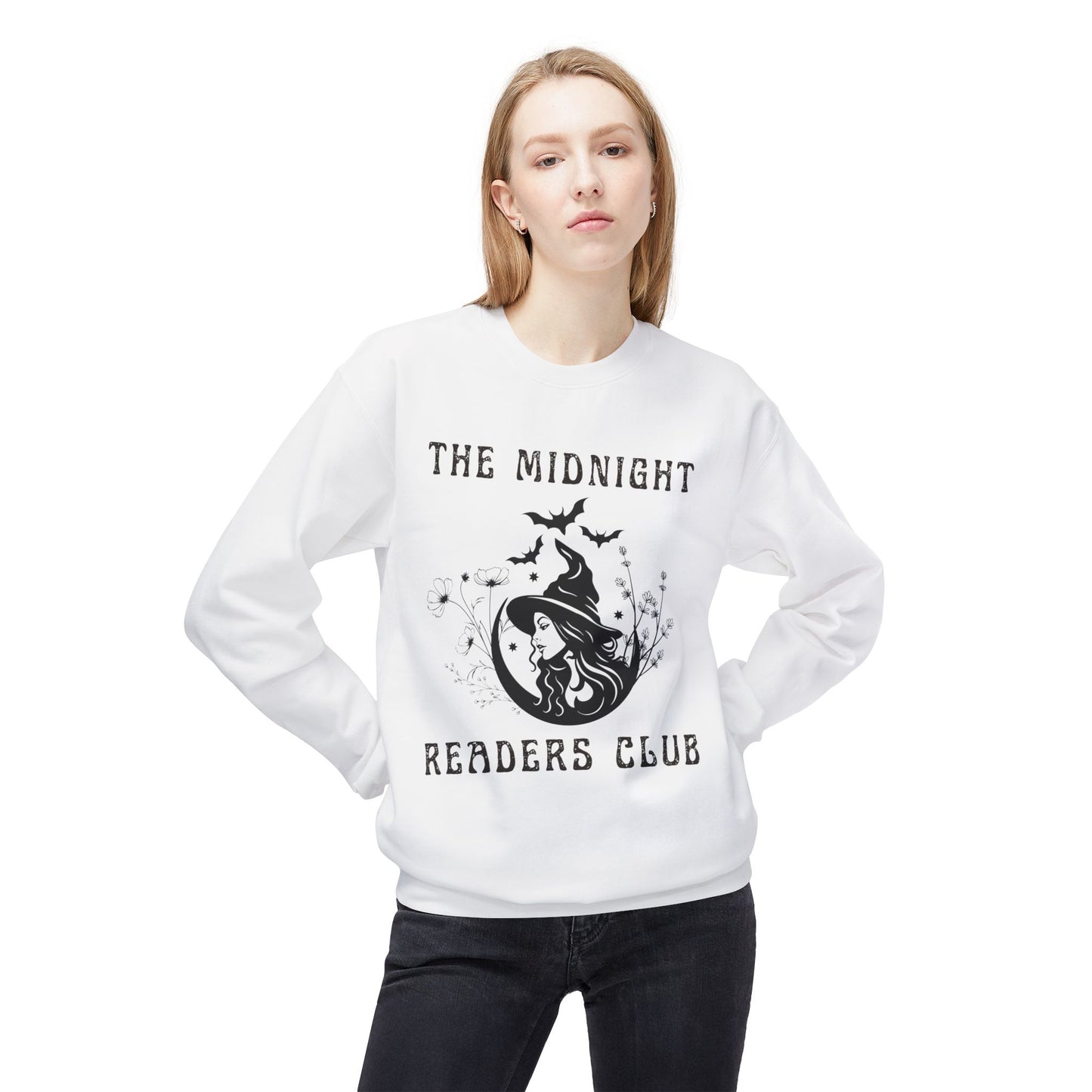 Midnight Readers Club Unisex Sweatshirt – Cozy Comfort with Eco-Friendly Style