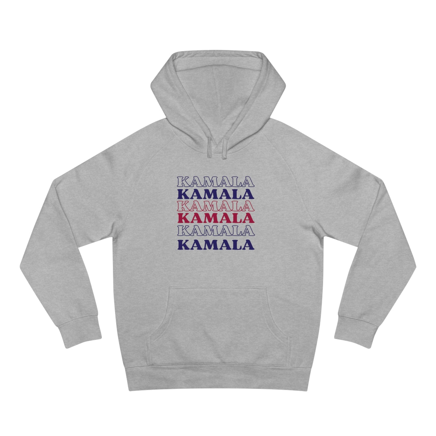 Kamala 2024 Repeating Text – Unisex Supply Hoodie